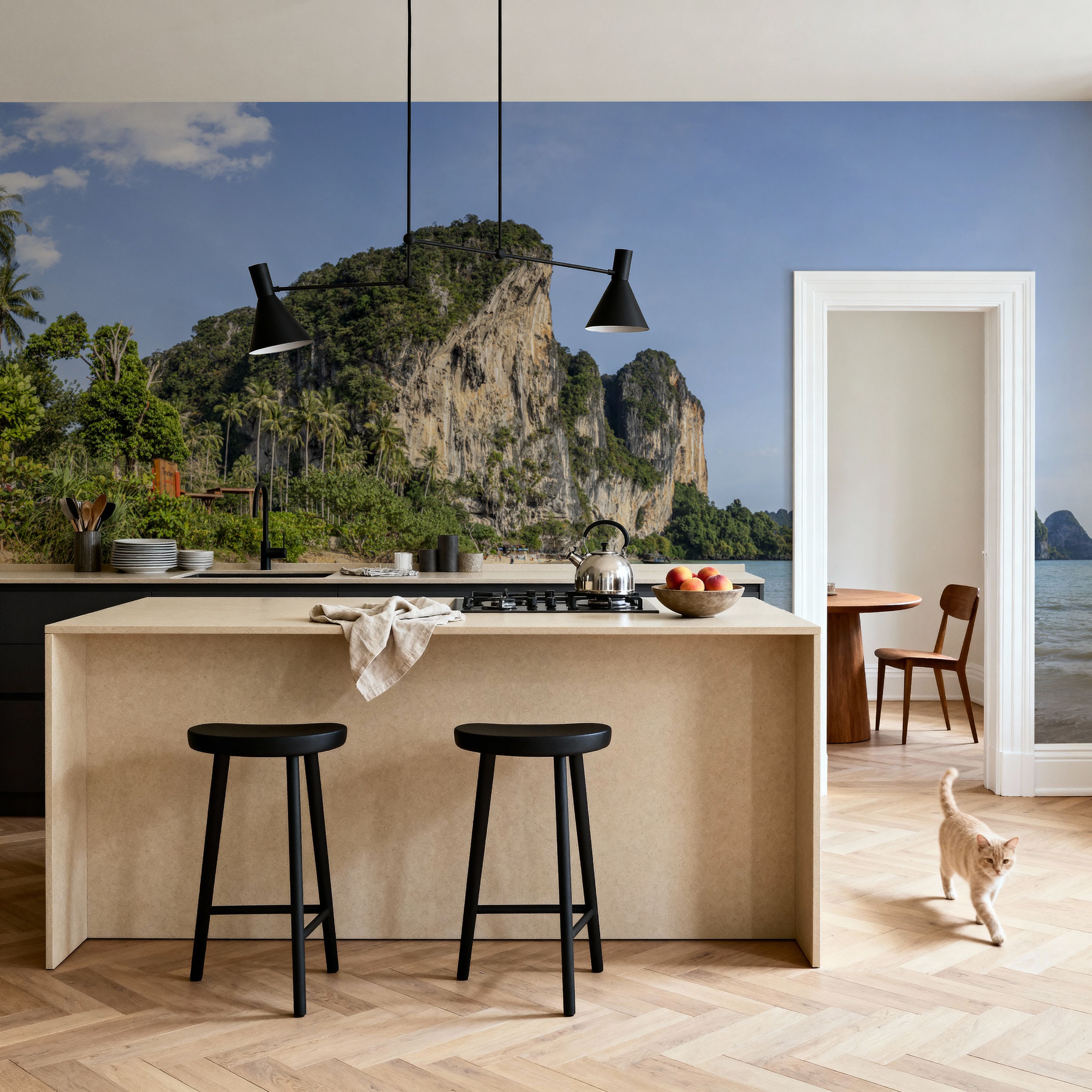 Tropical Cliff Paradise