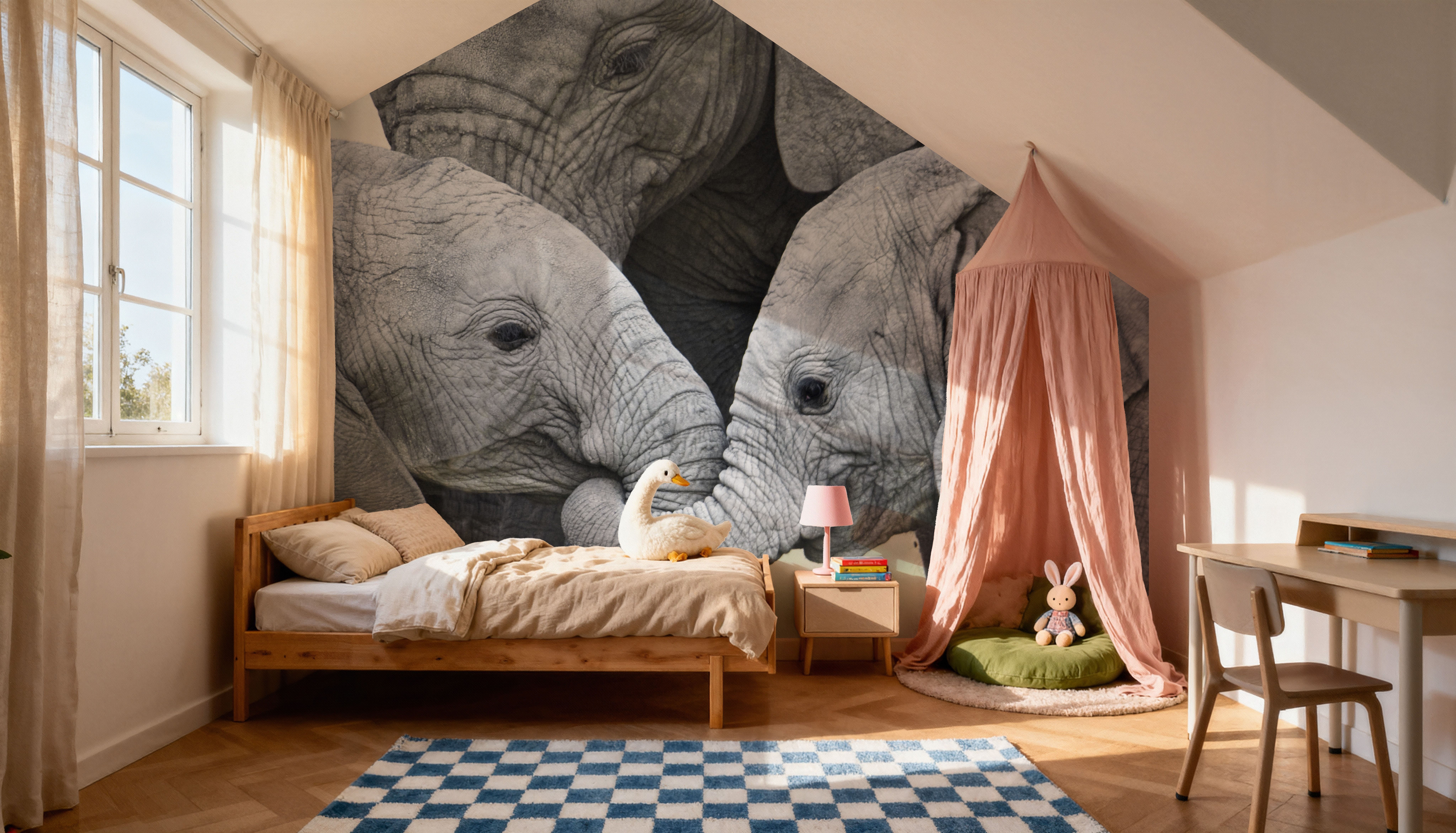 Elephant Greetings Photo