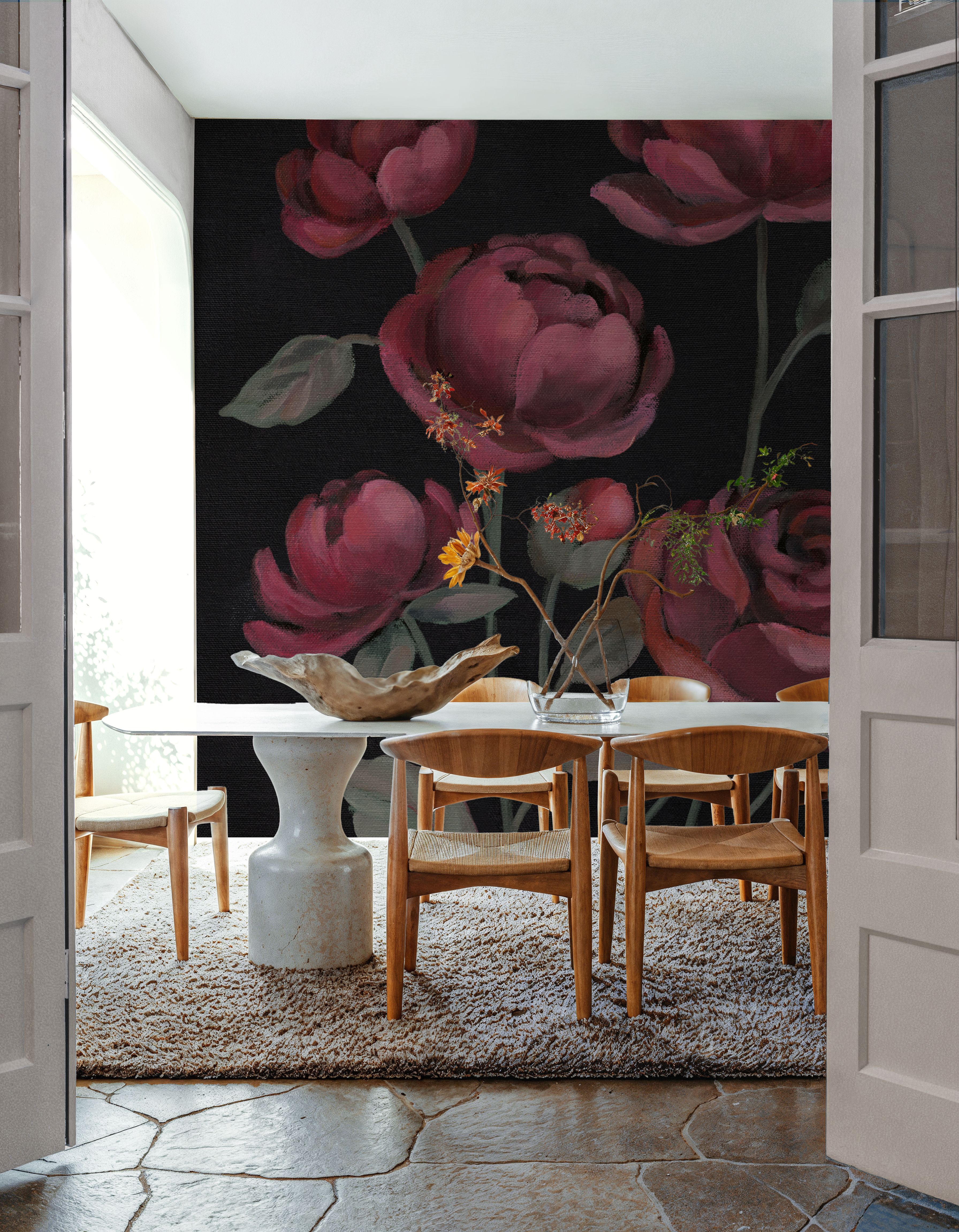 Burgundy Bloom II