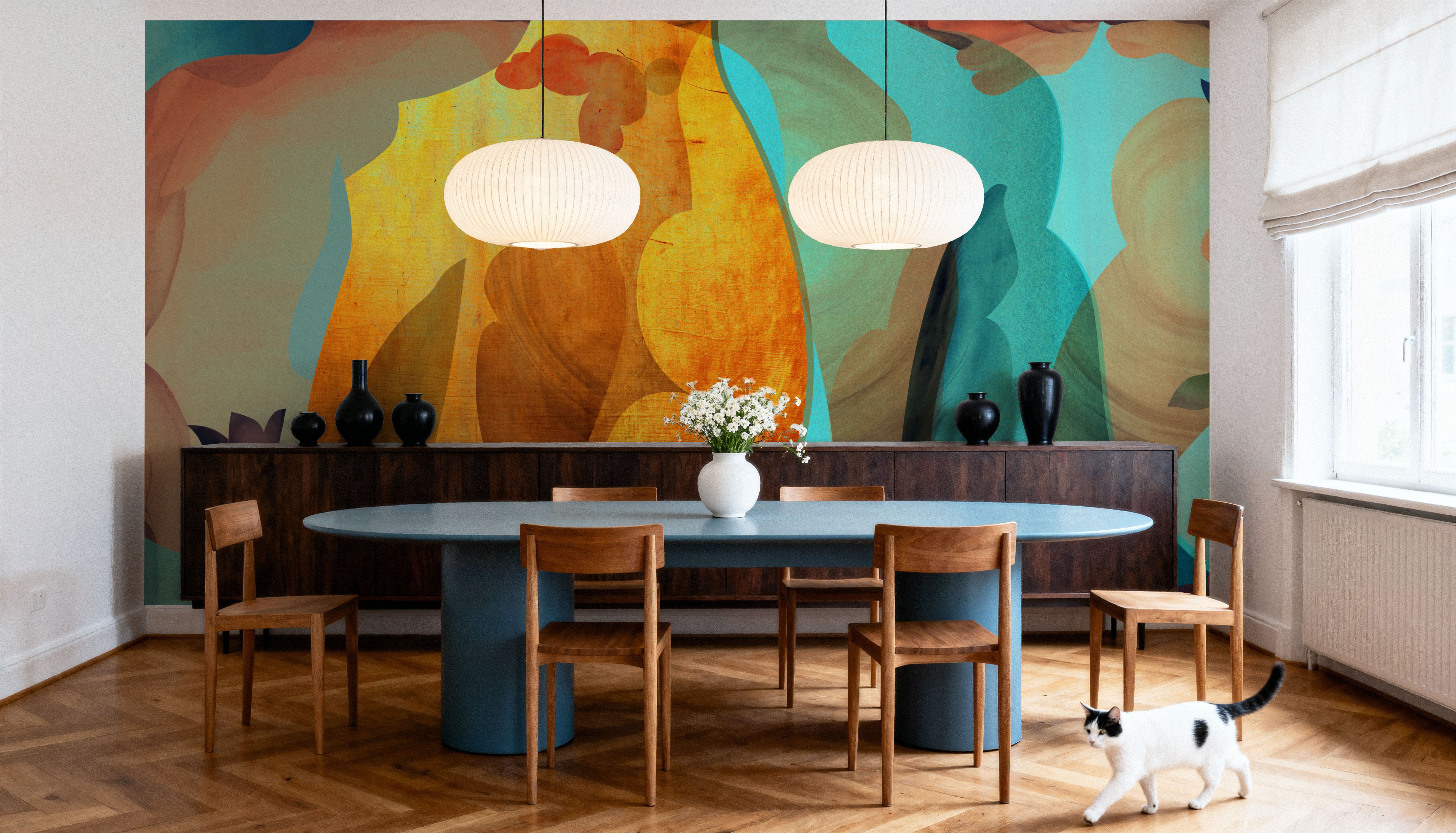 Abstract Fun, Turquoise