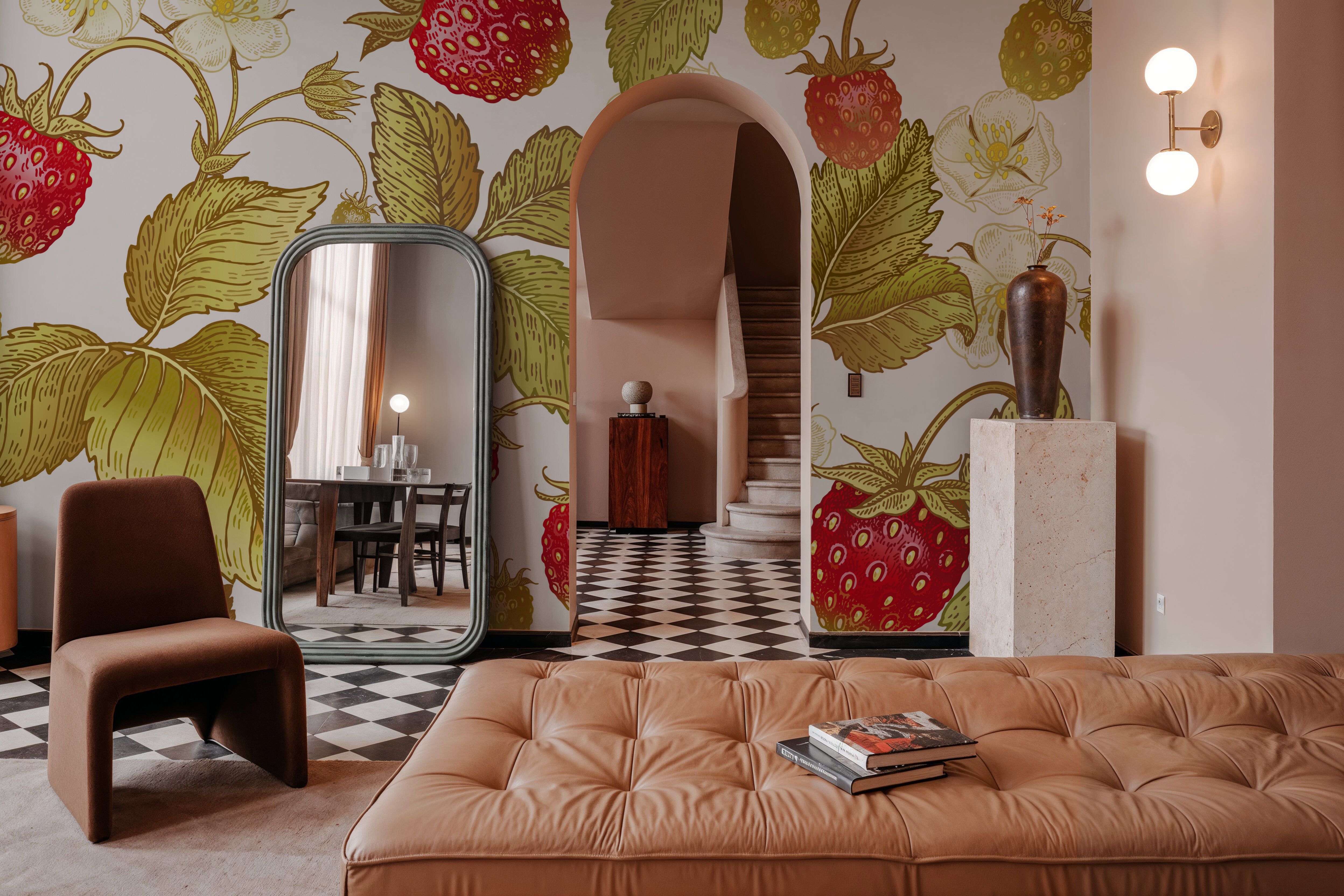 Strawberry Field, Wallpaper