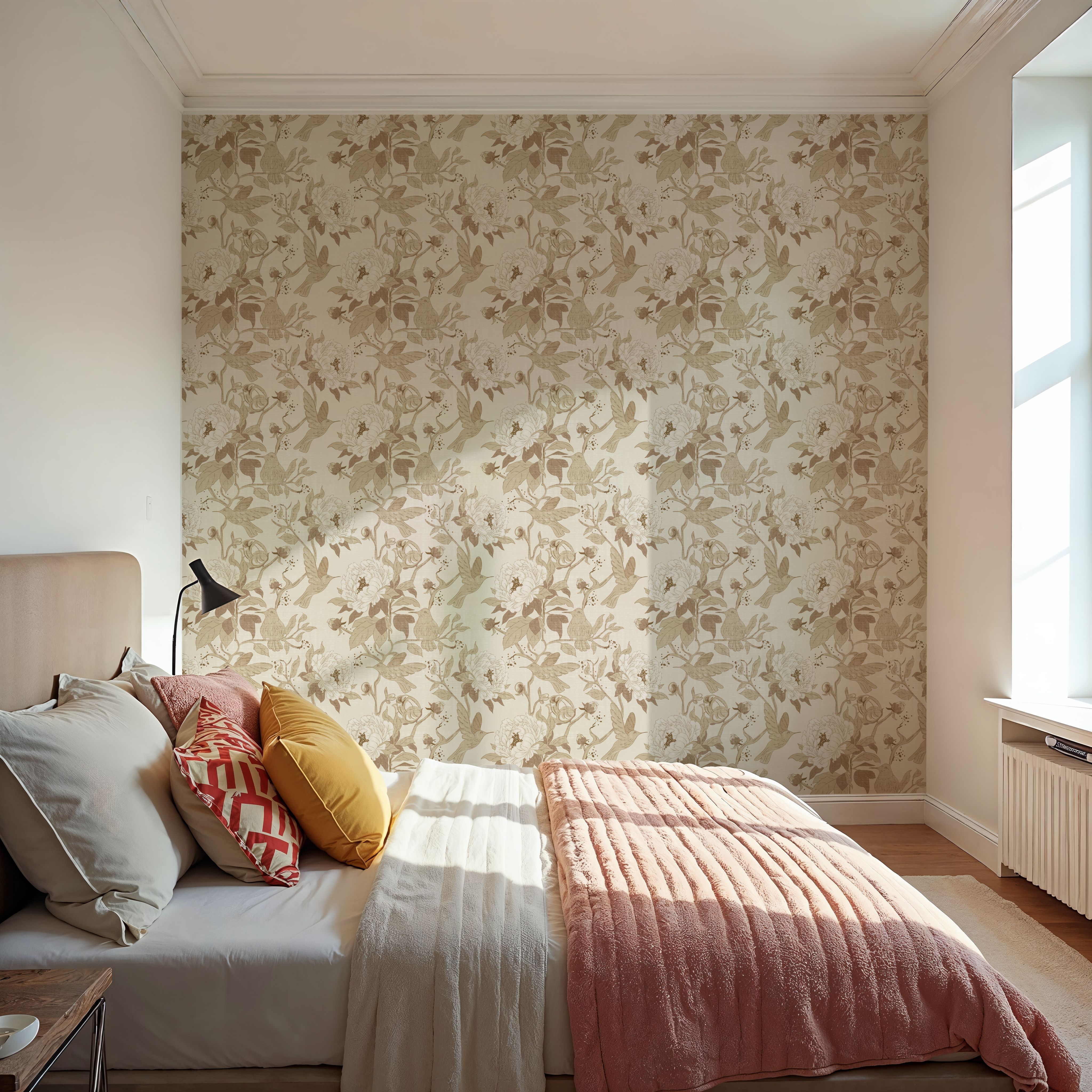 Peony Toile, Beige