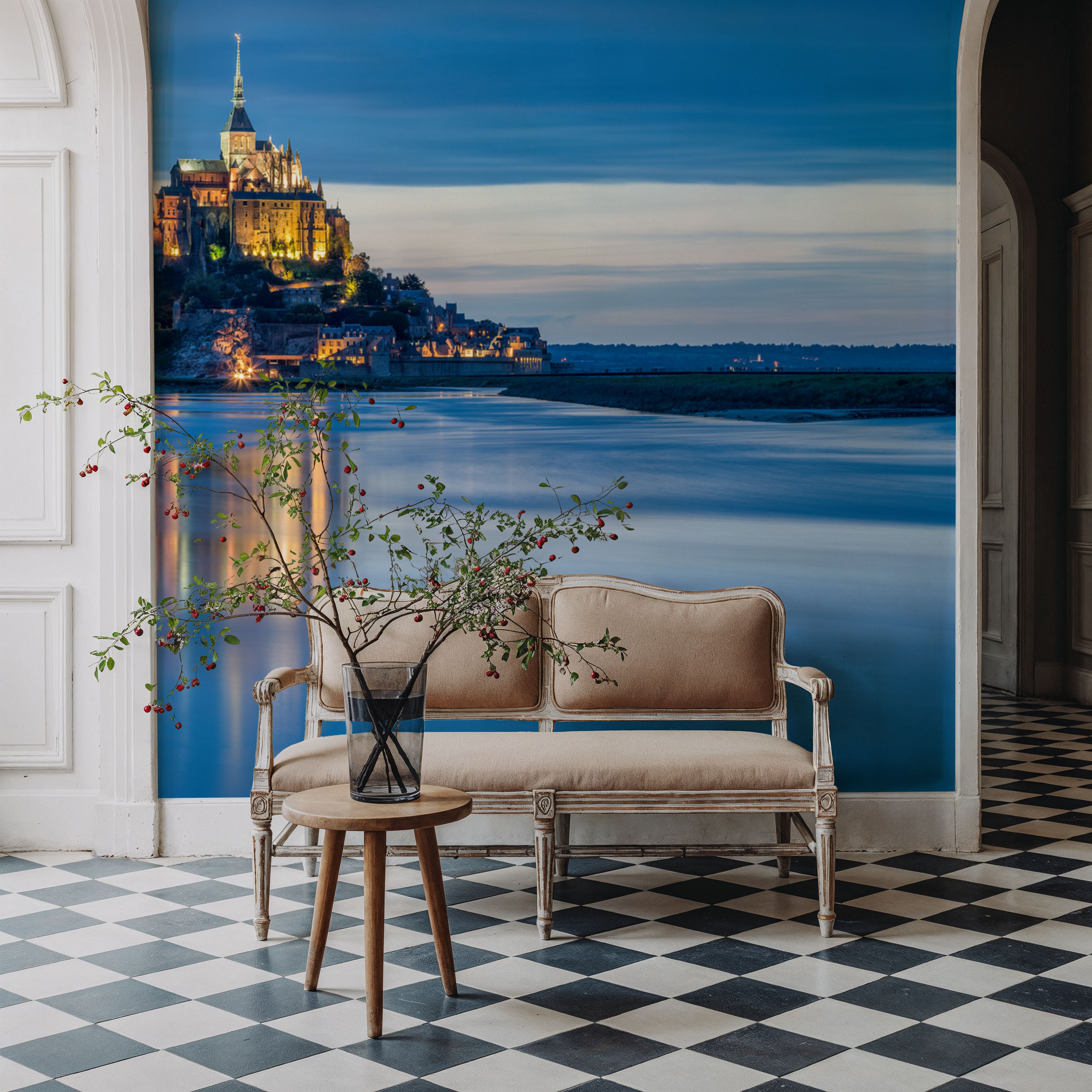 Mont-Saint-Michel at Dusk