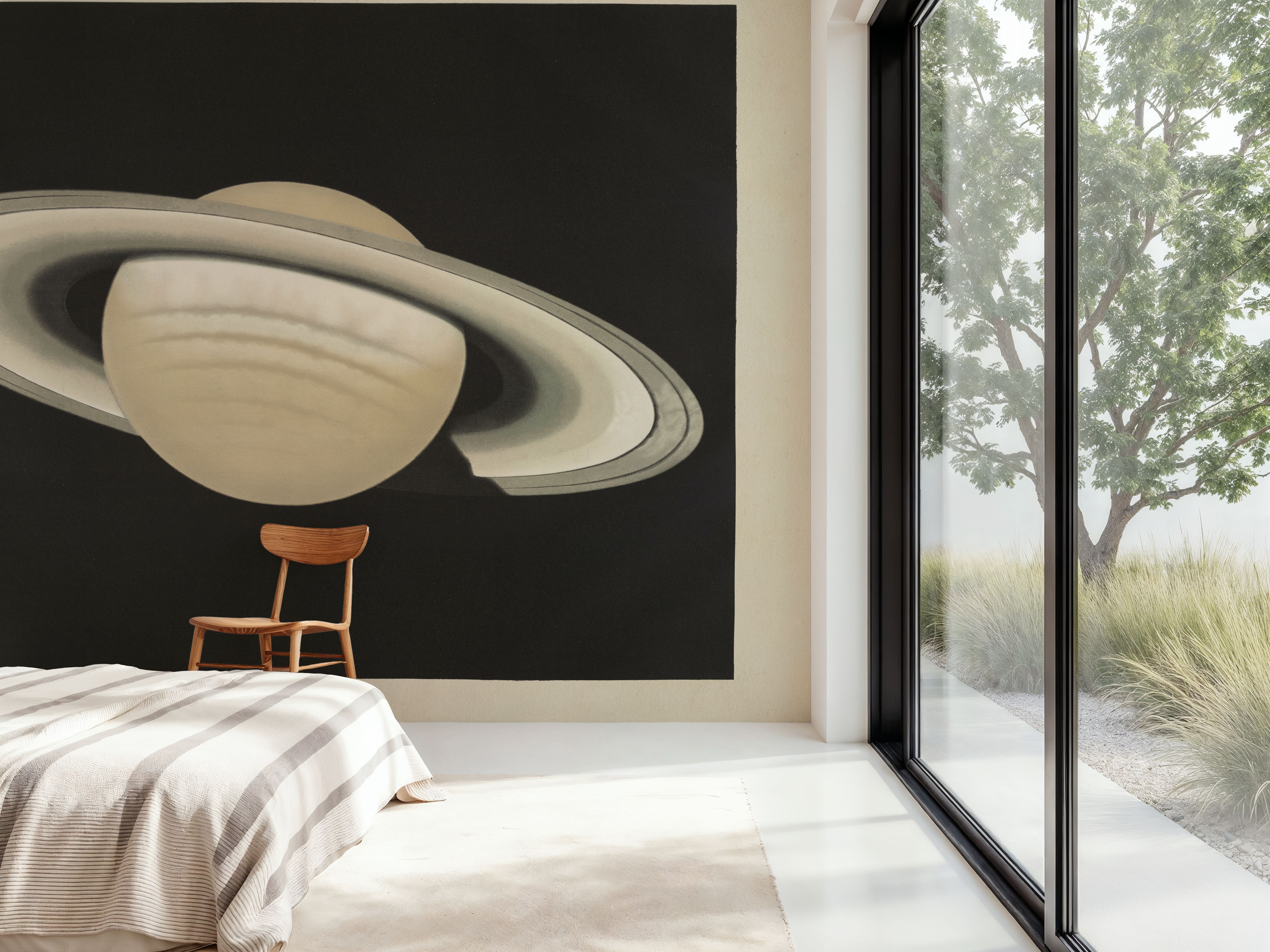 The Planet Saturn - Framed