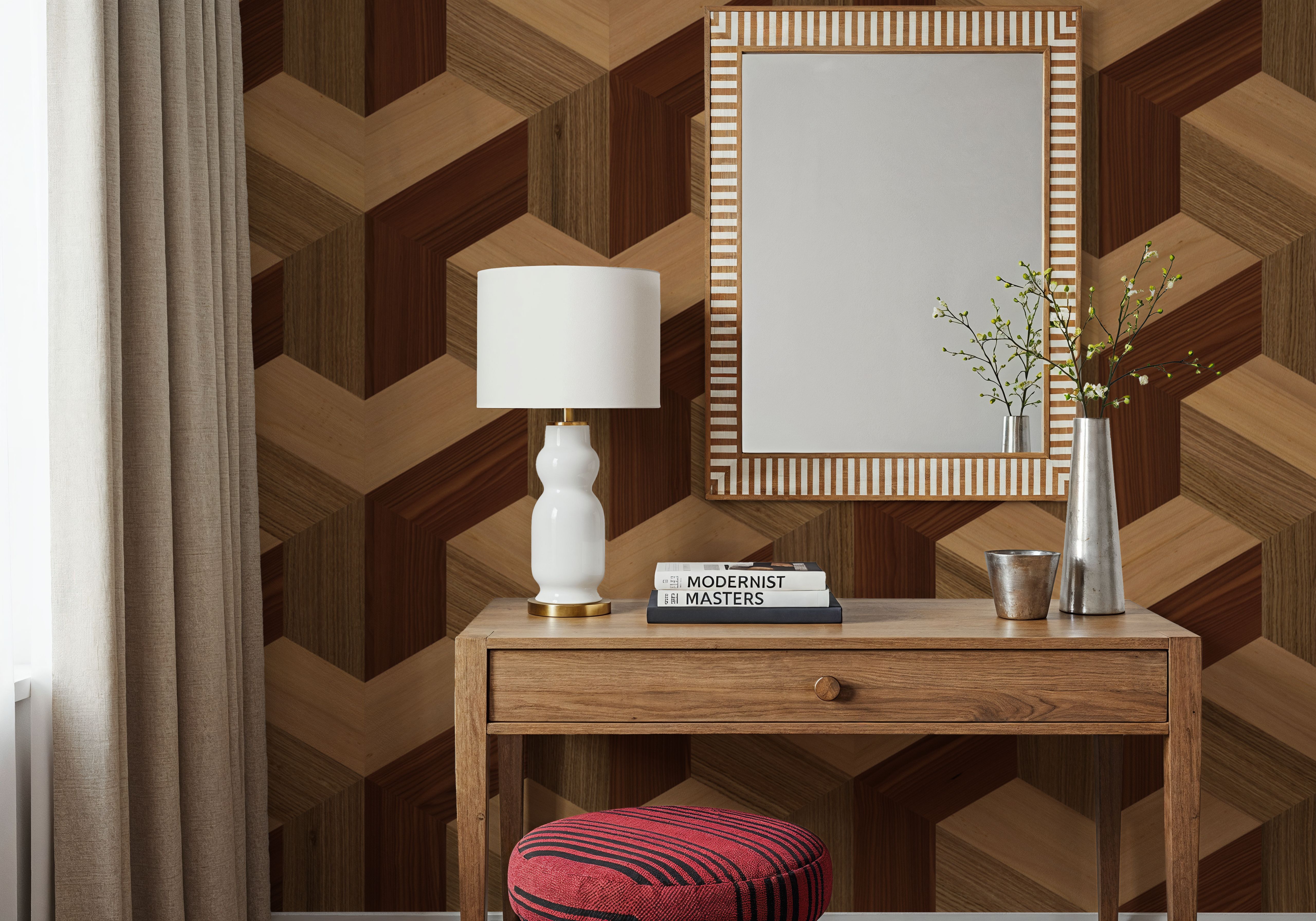 Infinity Wood, Papel pintado