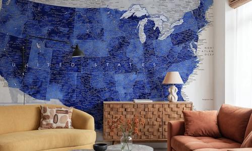 US Map Detailed - Gulzar