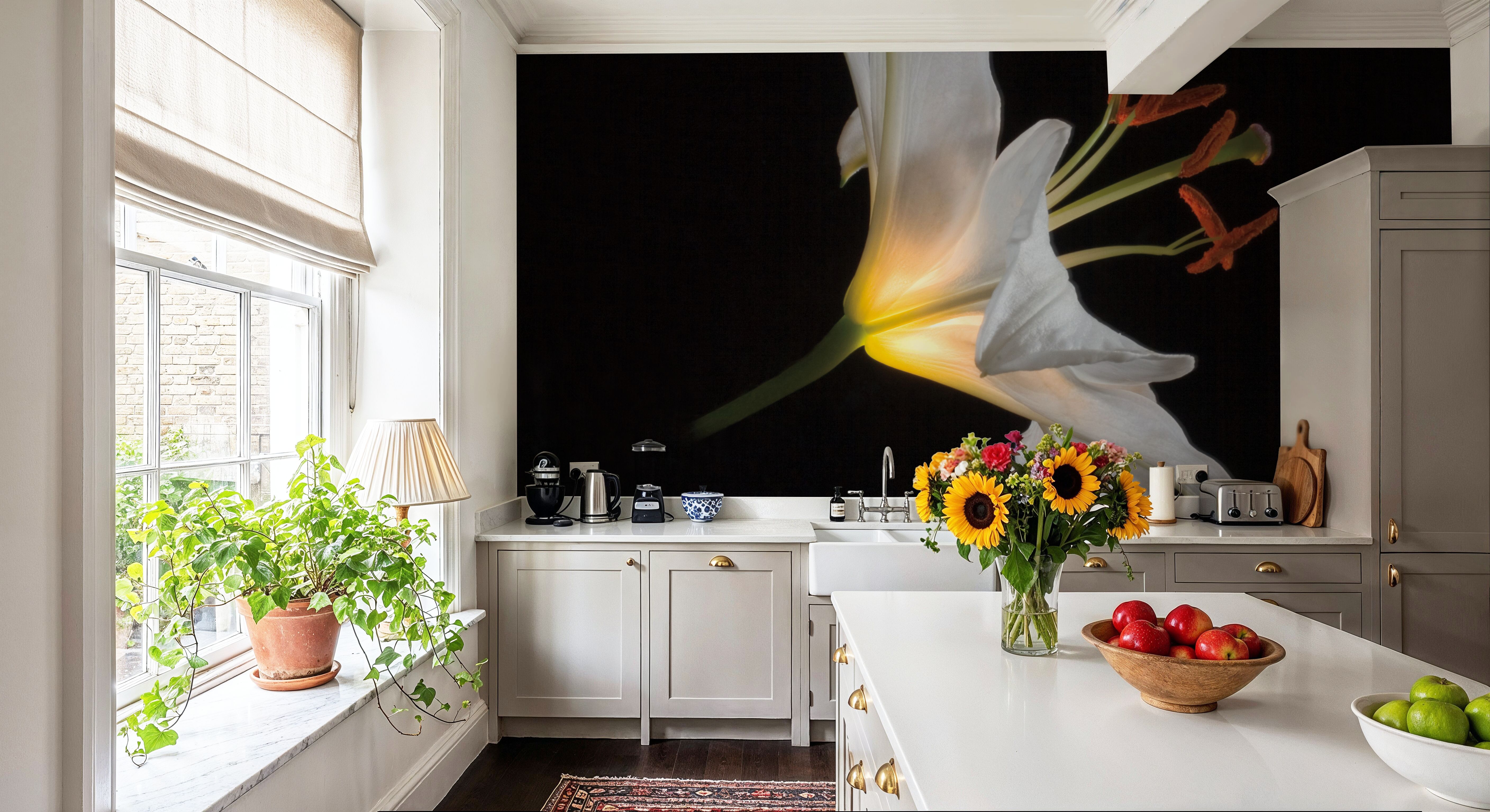 Lily Light Square, Papel de parede