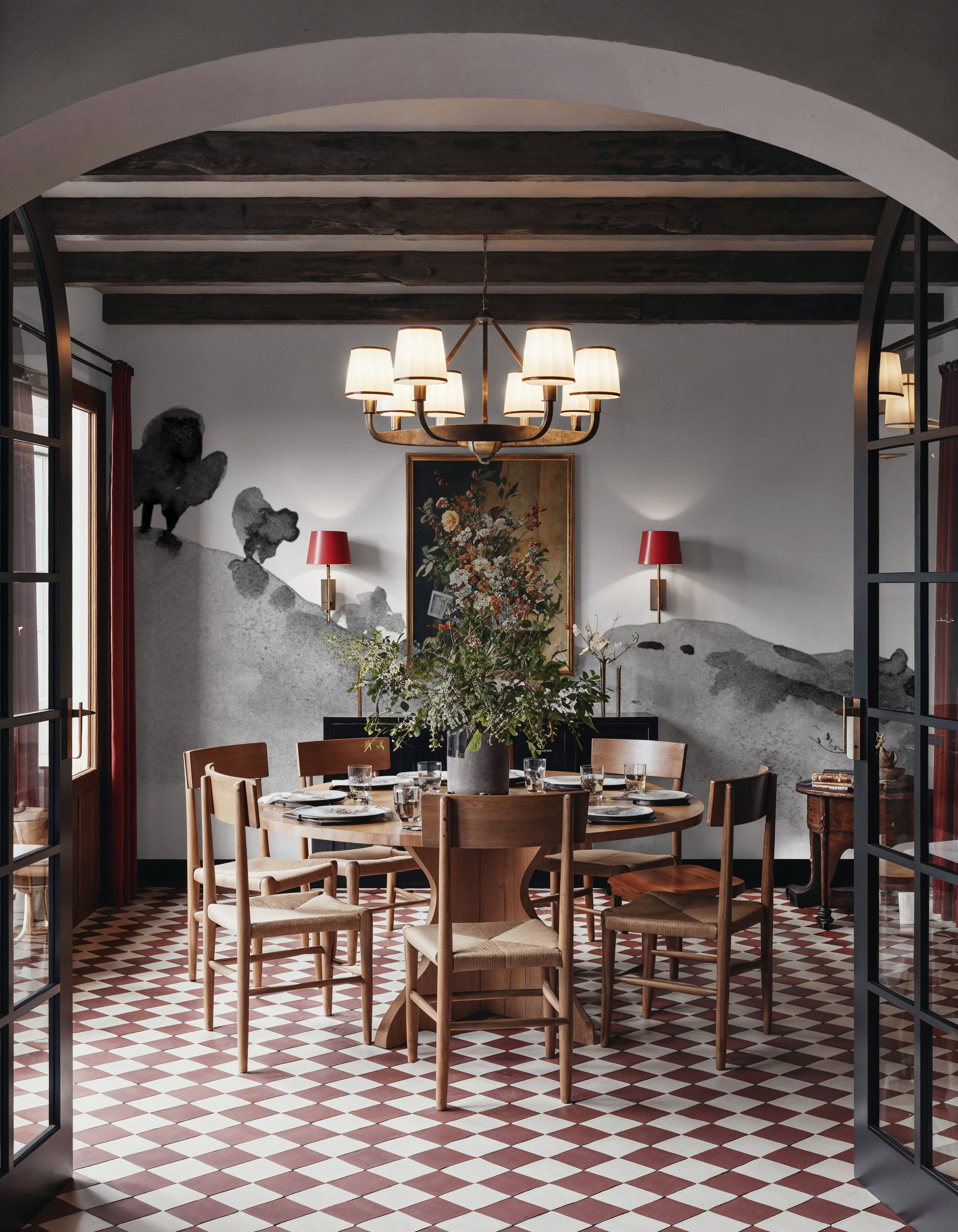 Tranquil Hillside, Grey