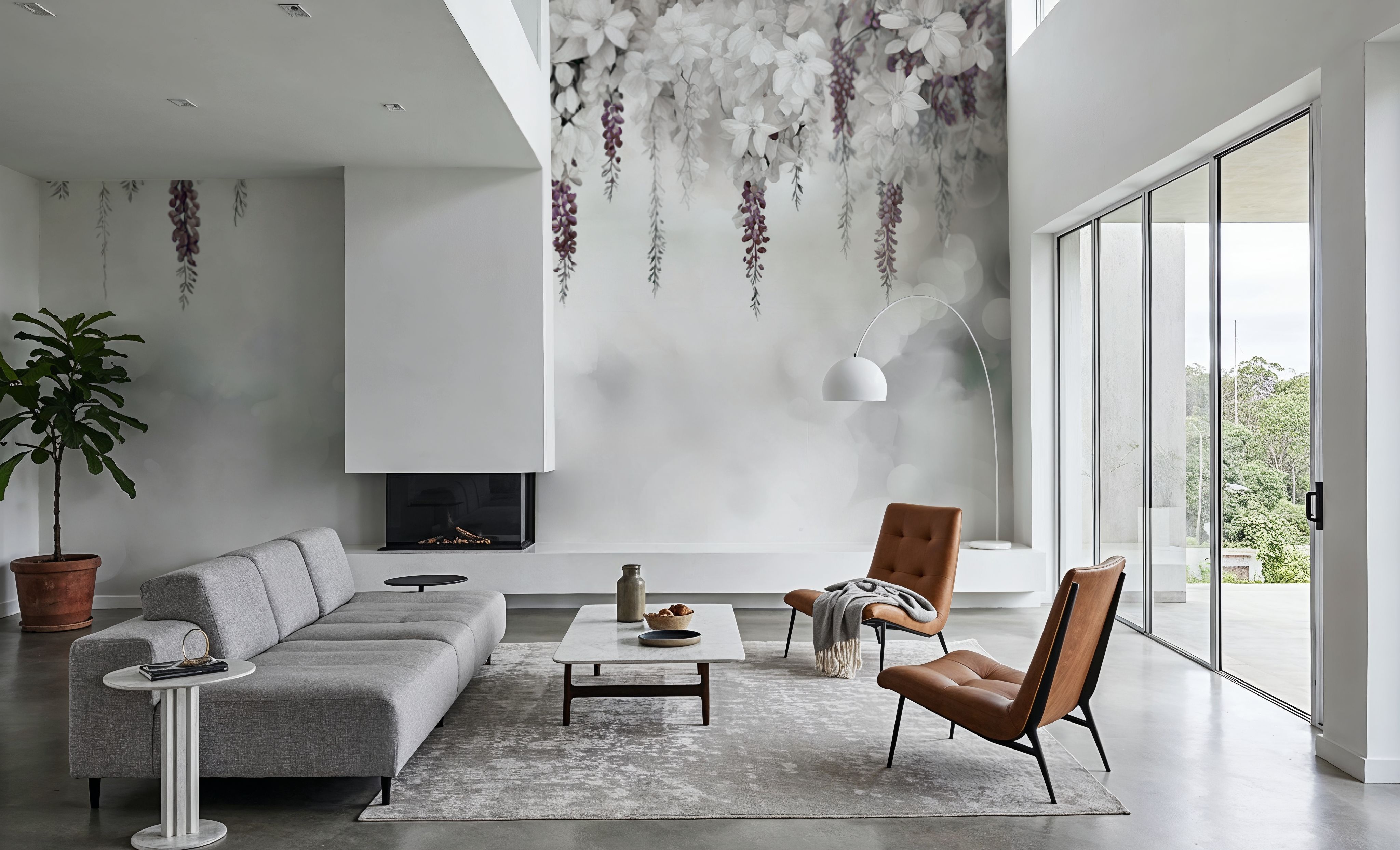 Gentle Wisteria Garden Purple