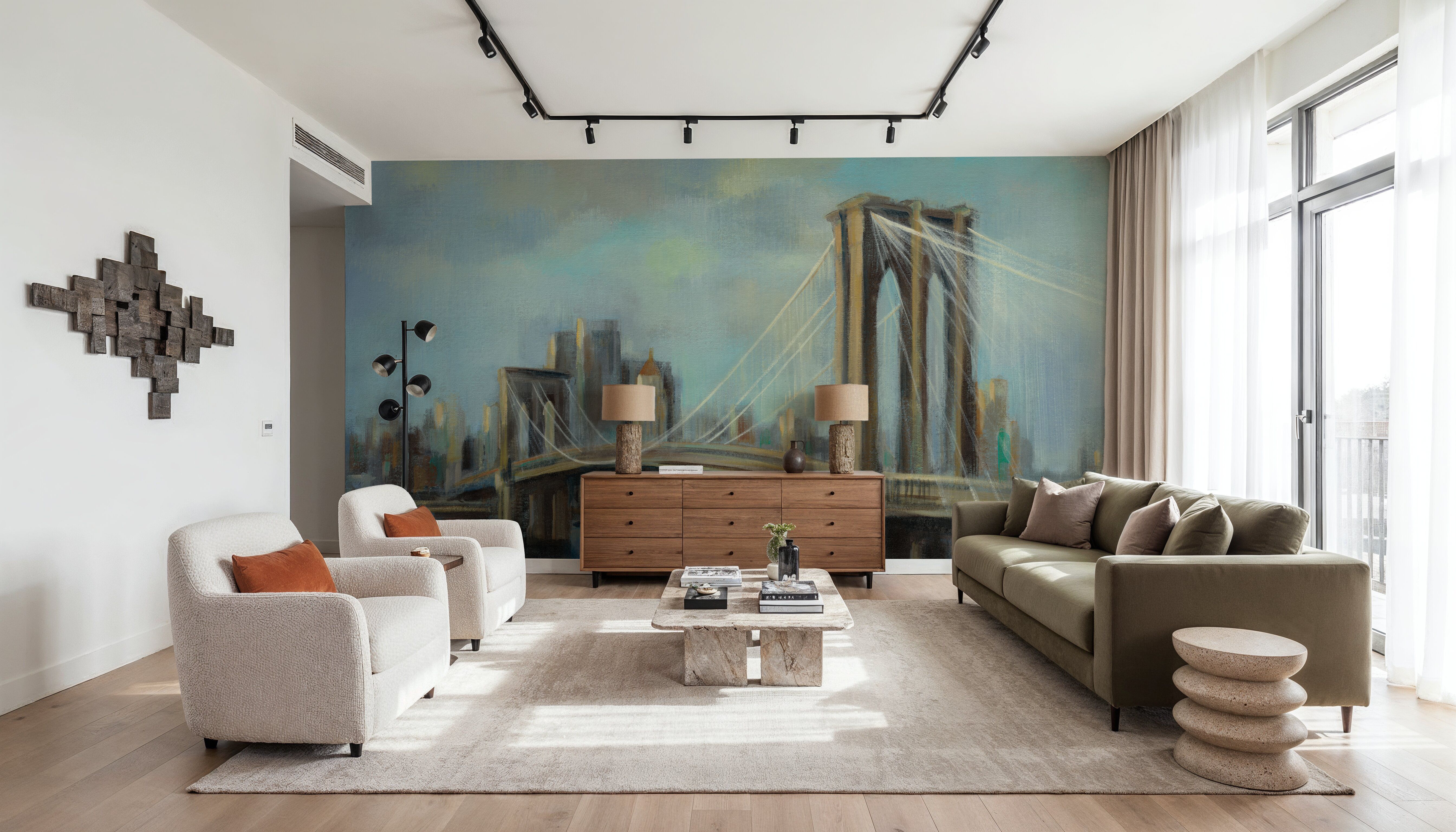 Painterly Brooklyn Bridge