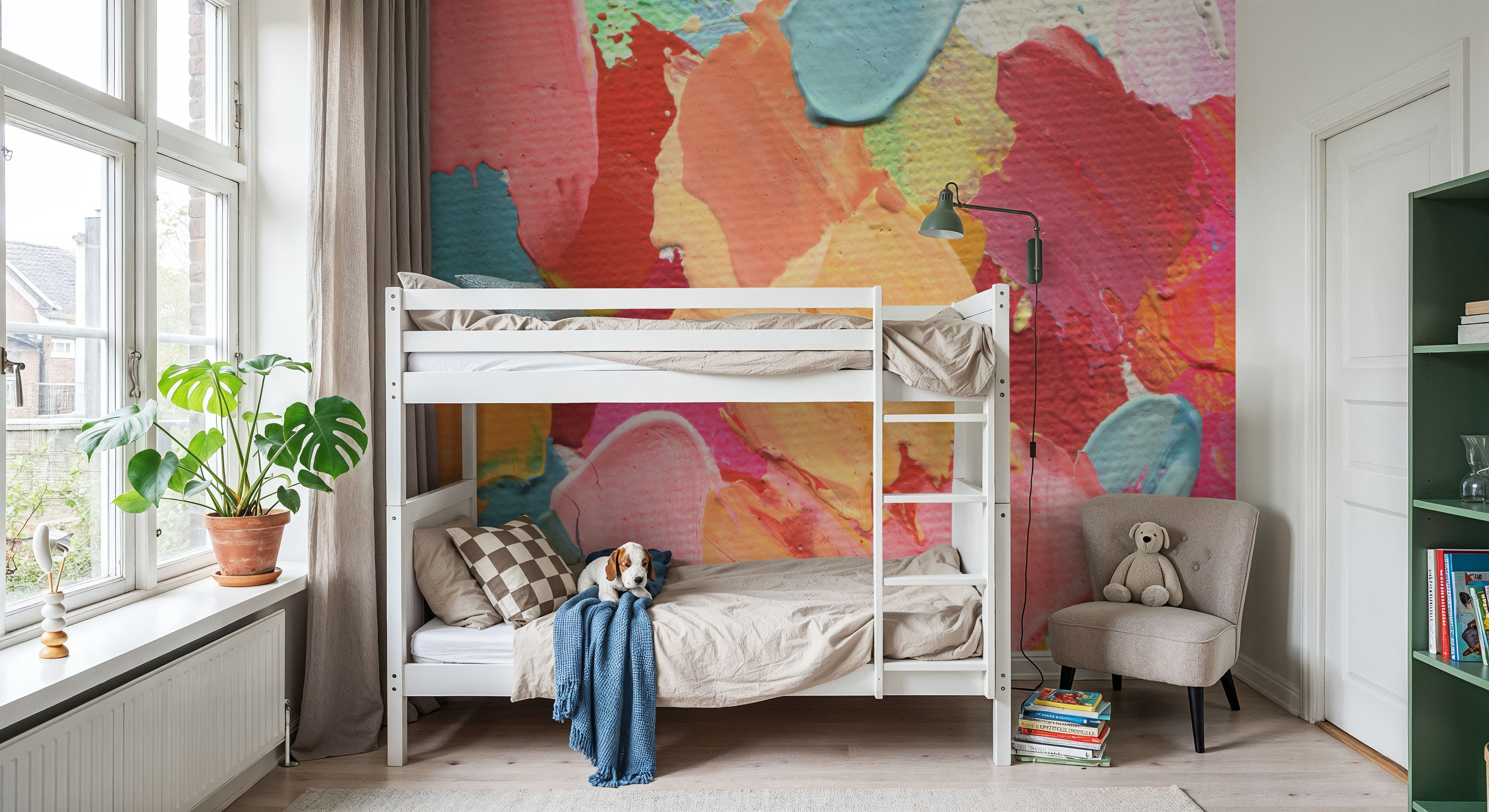 Abstract Rainbow Smudge