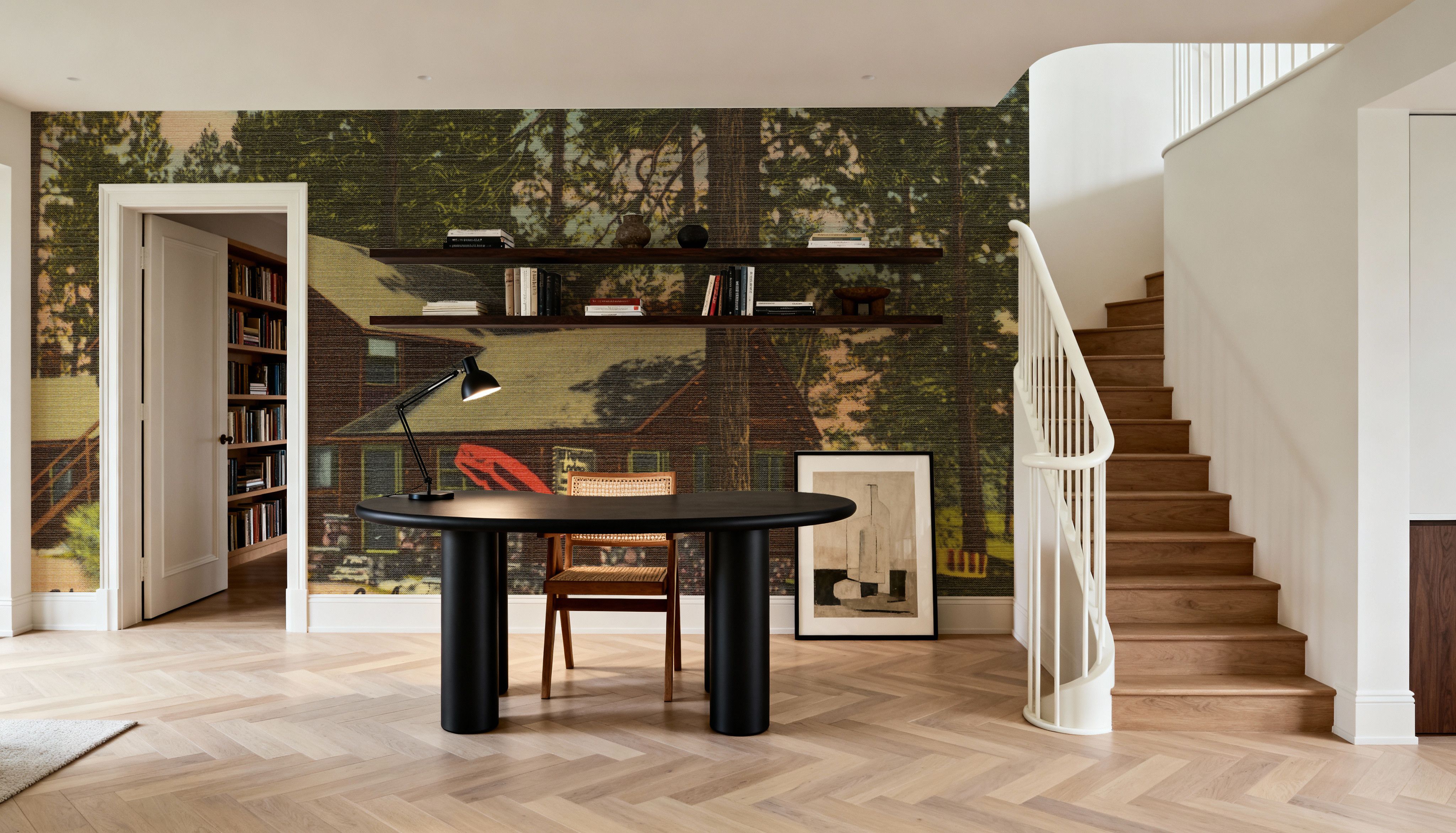 Greetings from El Paraiso Motel - Screenprint Postcard, Wallpaper