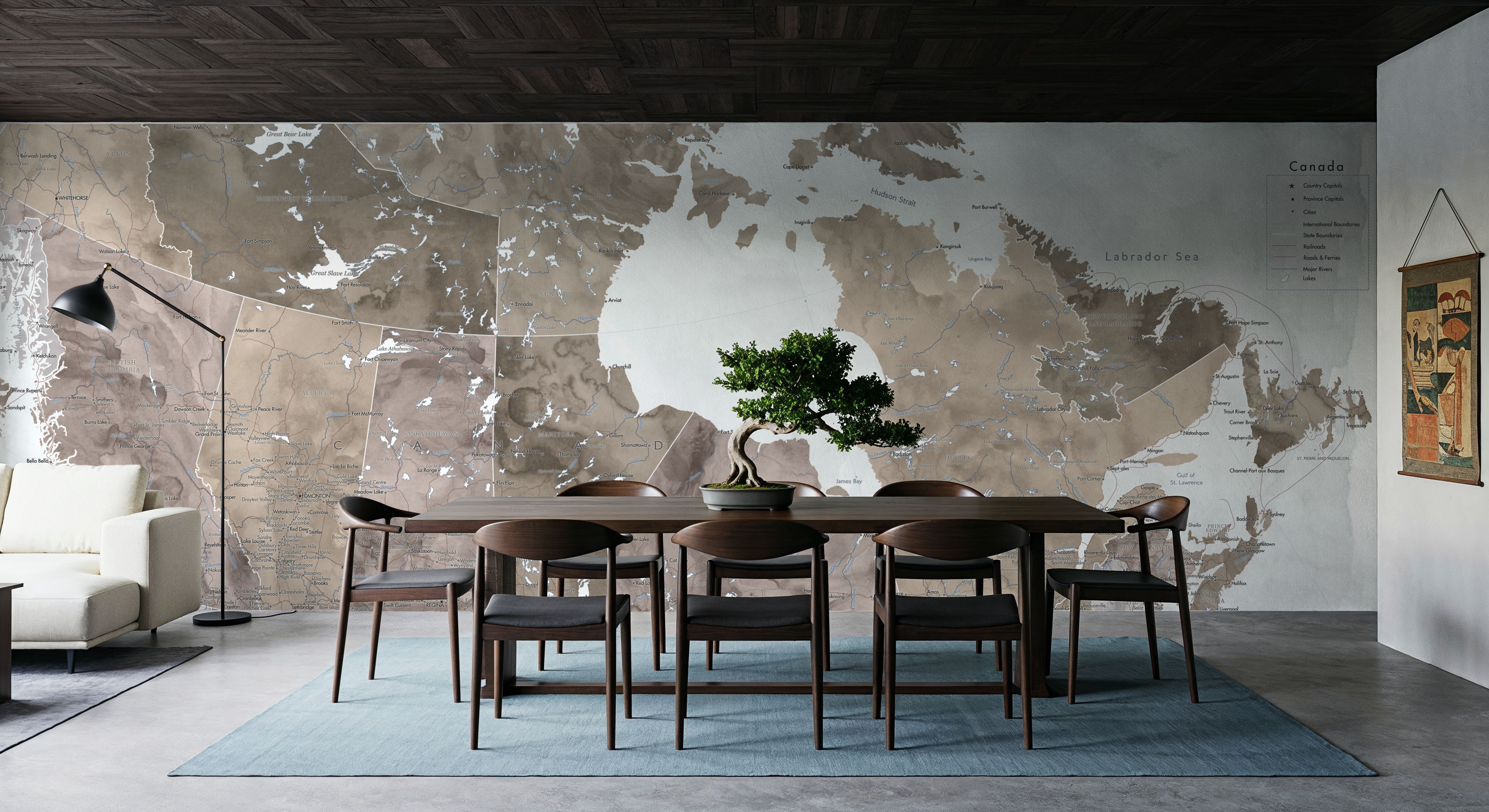 Canada Map Detailed - Abey