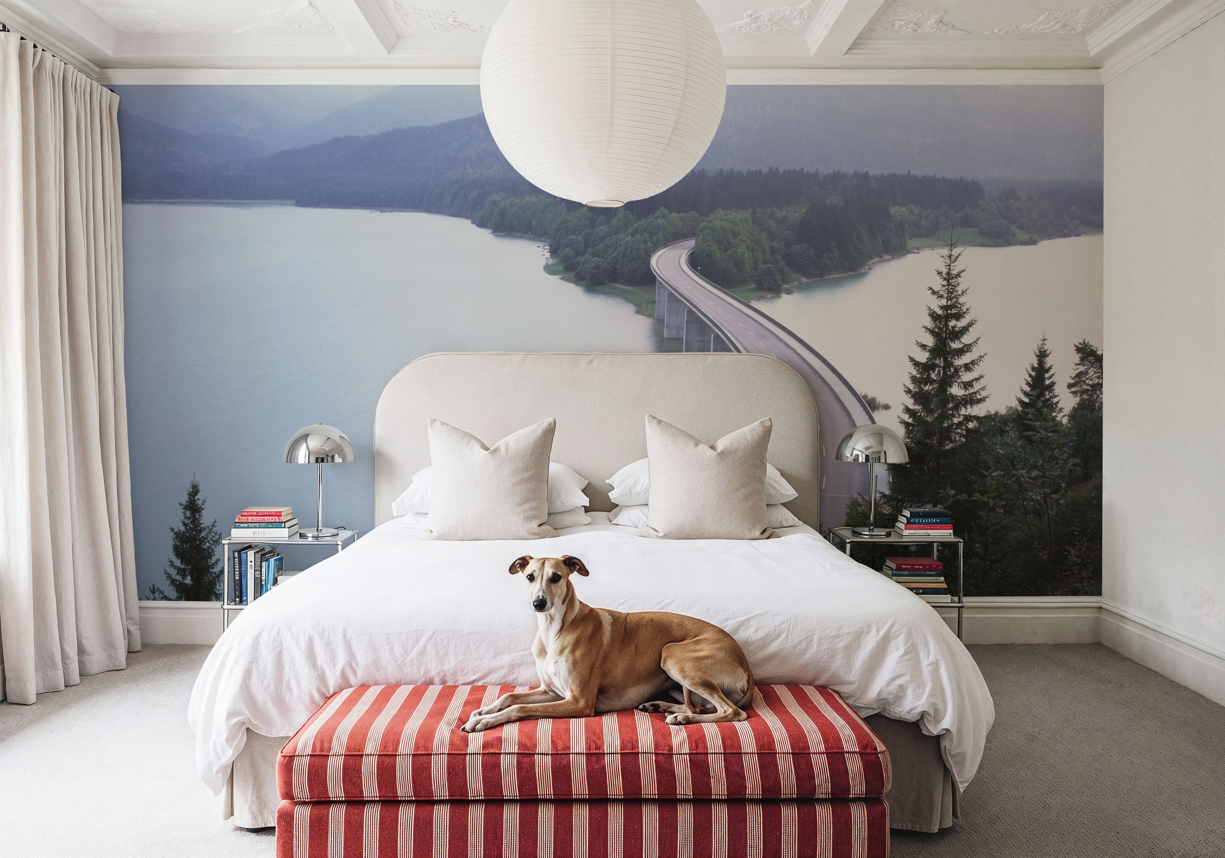 Misty Bridge Crossing, Wallpaper