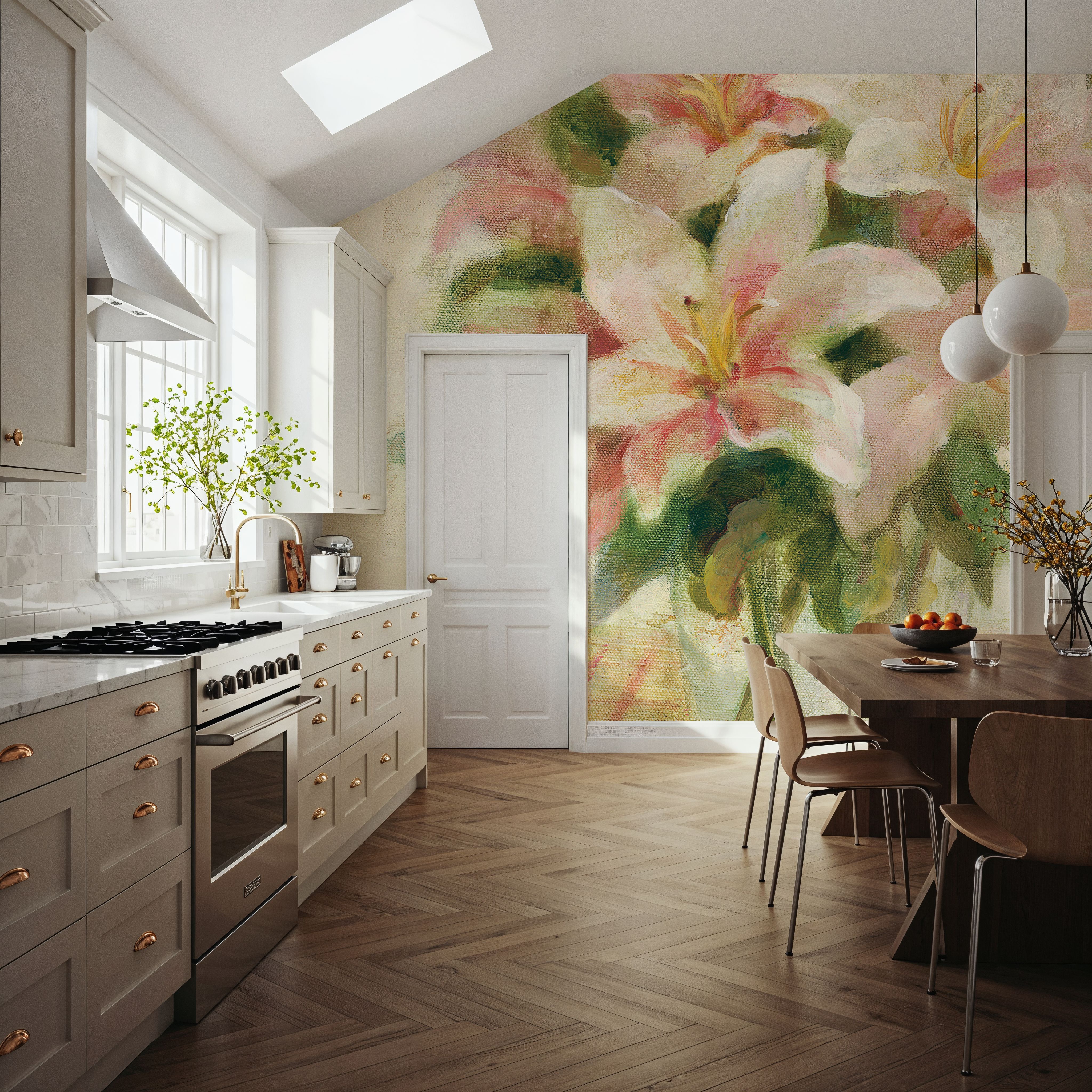 Cottage Lilies in Pink