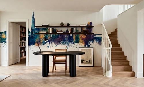 Ulm Germany Skyline Blue & Bronze