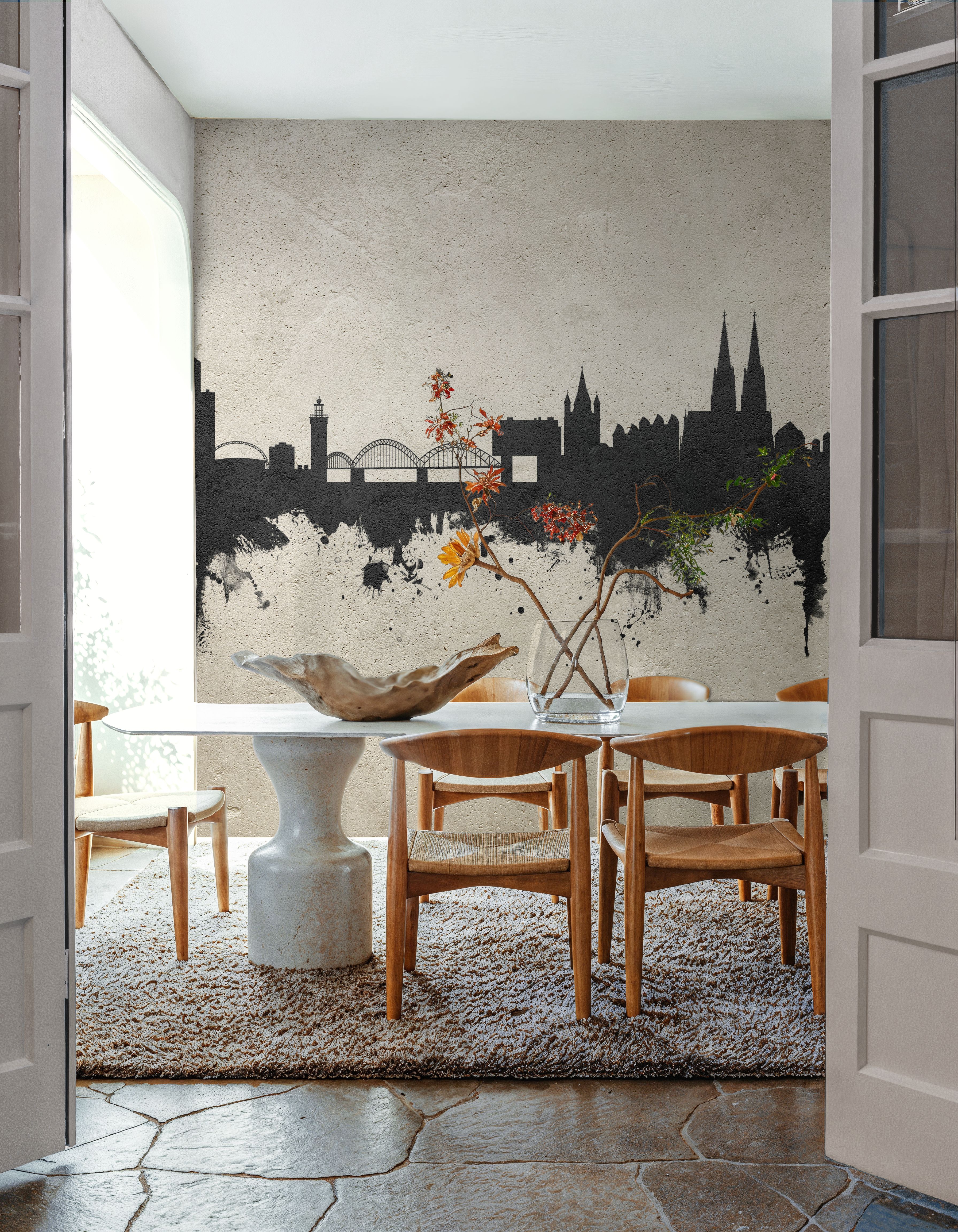 Cologne Germany Skyline Concrete