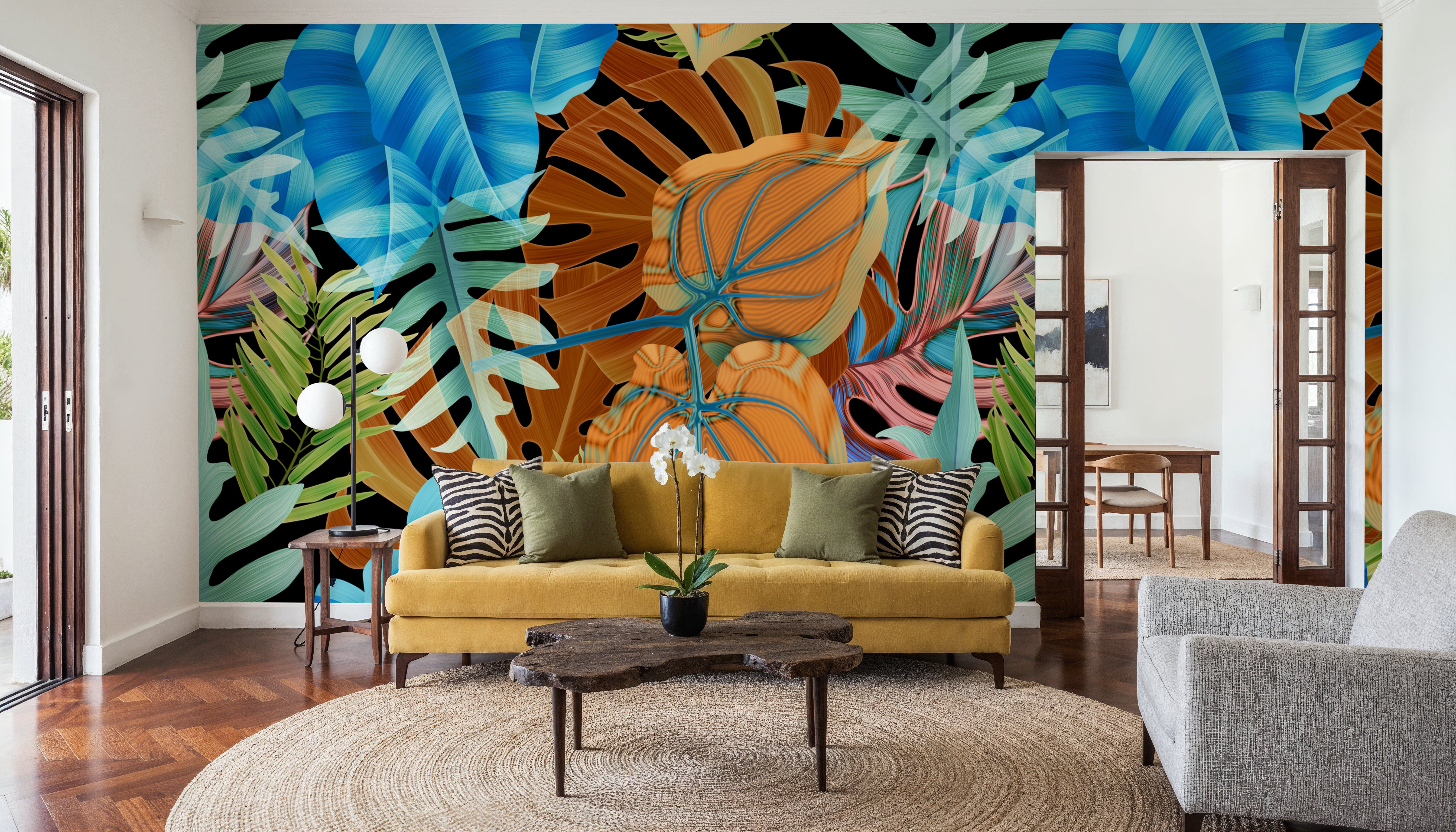Stylish Tropic Mural