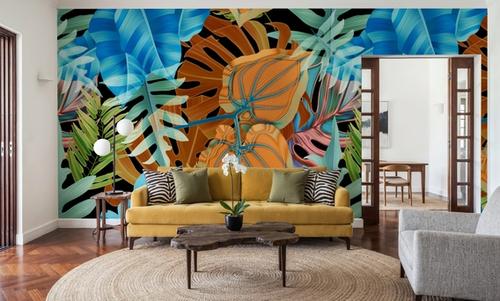 Stylish Tropic Mural