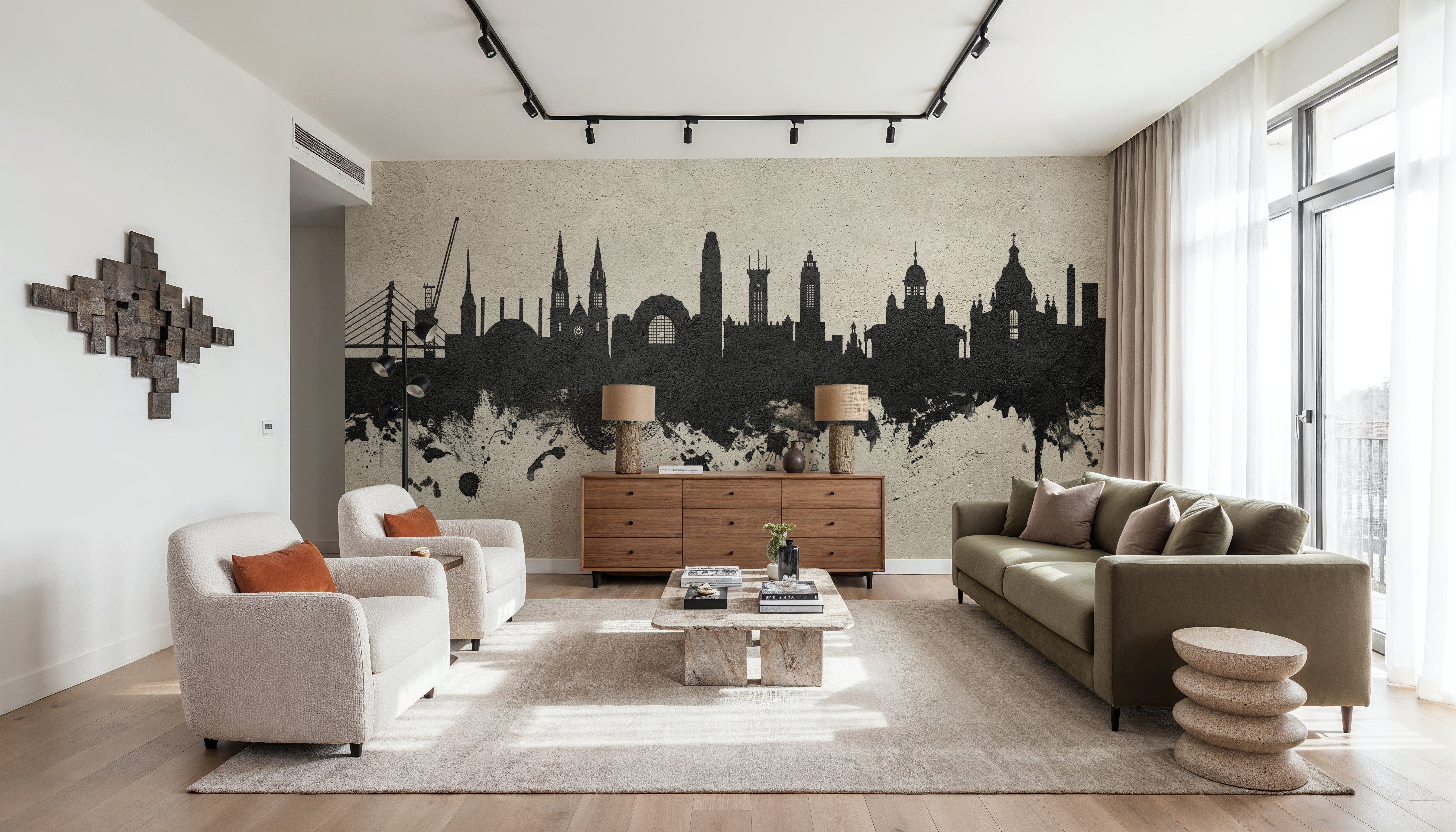 Helsinki Skyline Concrete