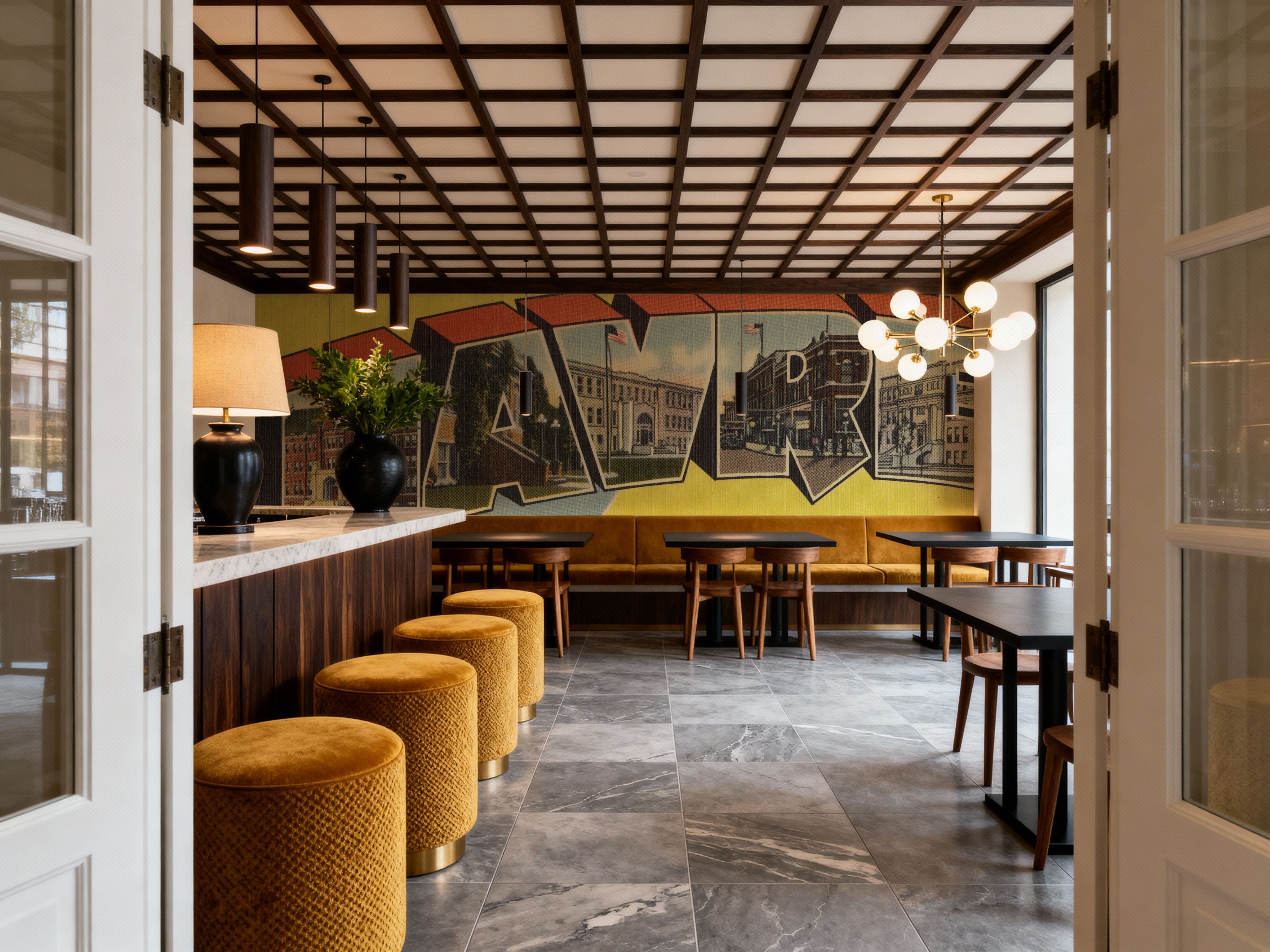 Greetings from Havre - Screenprint Postcard