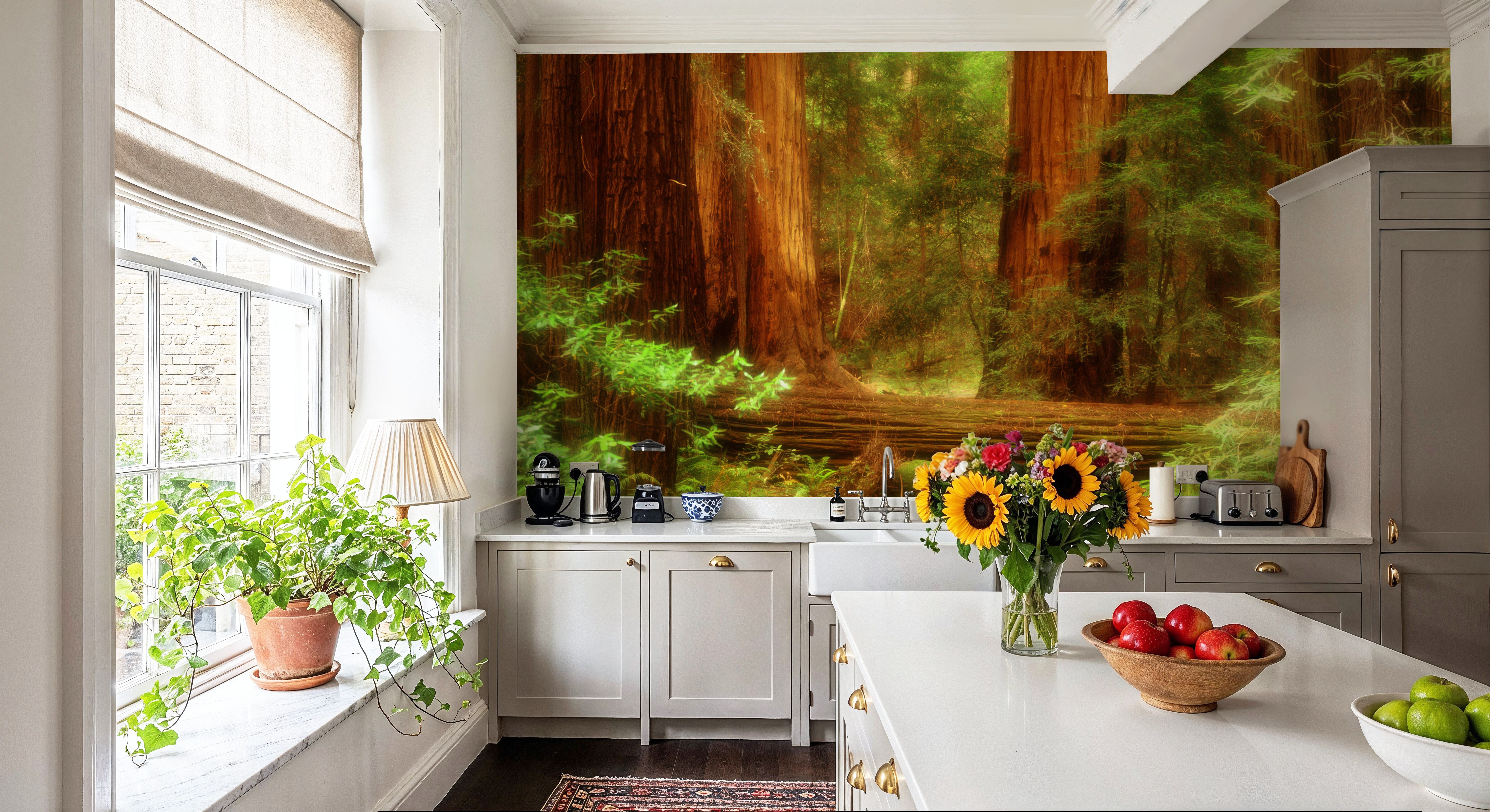 Ancient Redwood Sanctuary, Wallpaper