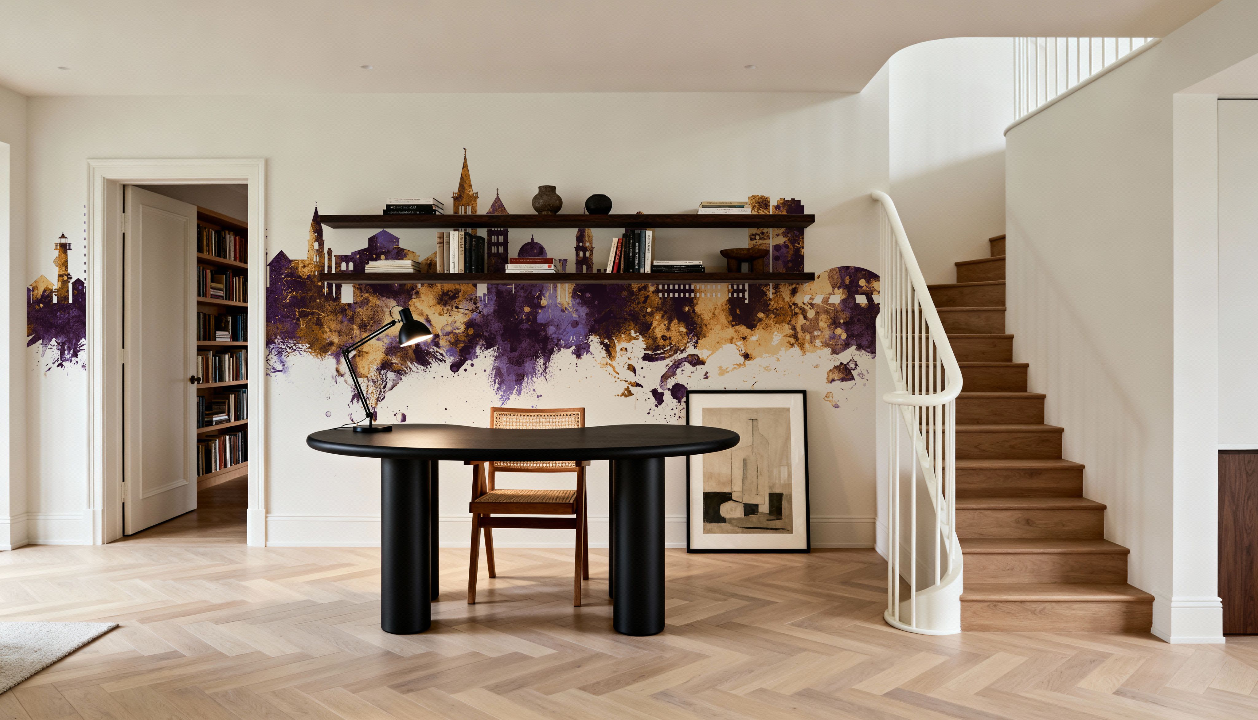 Zadar Croatia Skyline Purple & Gold