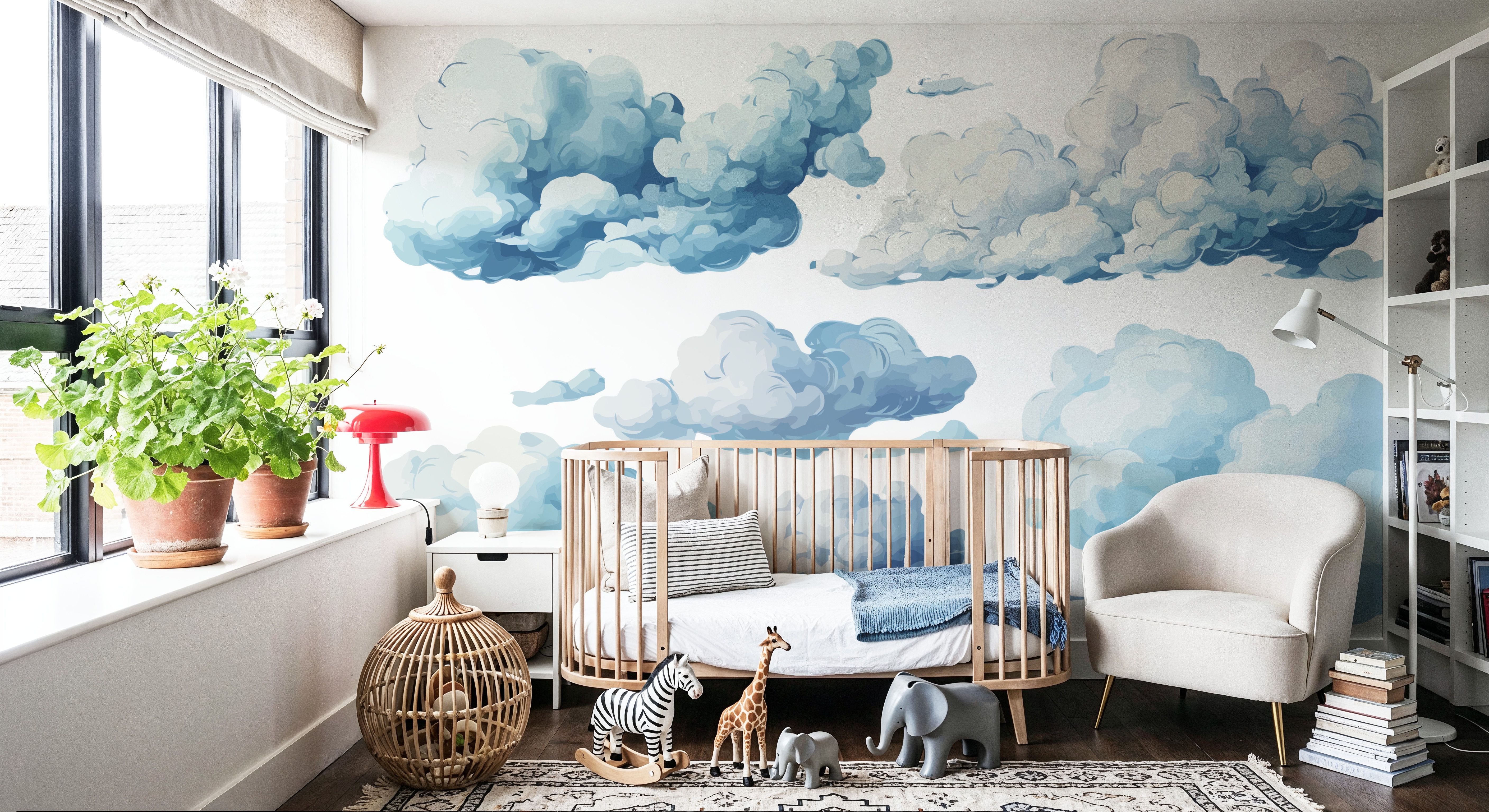 Floating Clouds Sketch