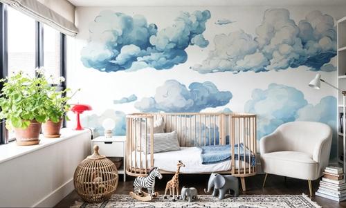 Floating Clouds Sketch