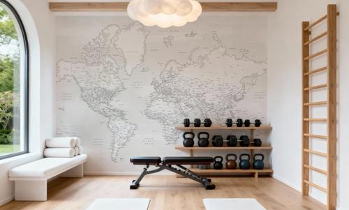 World Map Cities - Maeli White