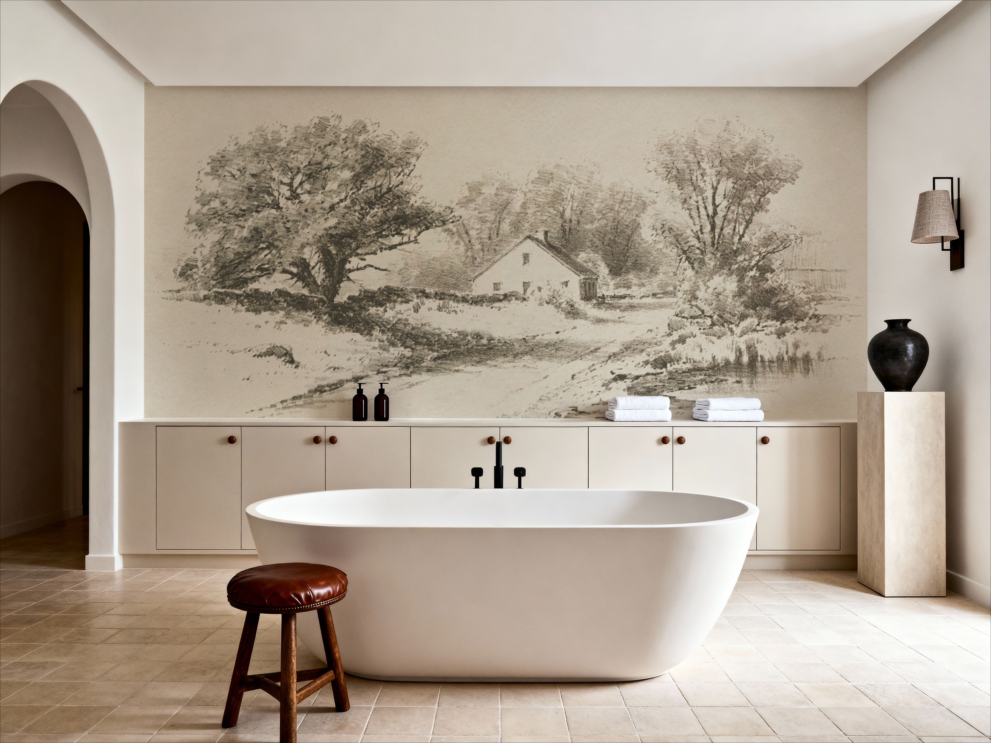 Cottage Pencil Drawing I