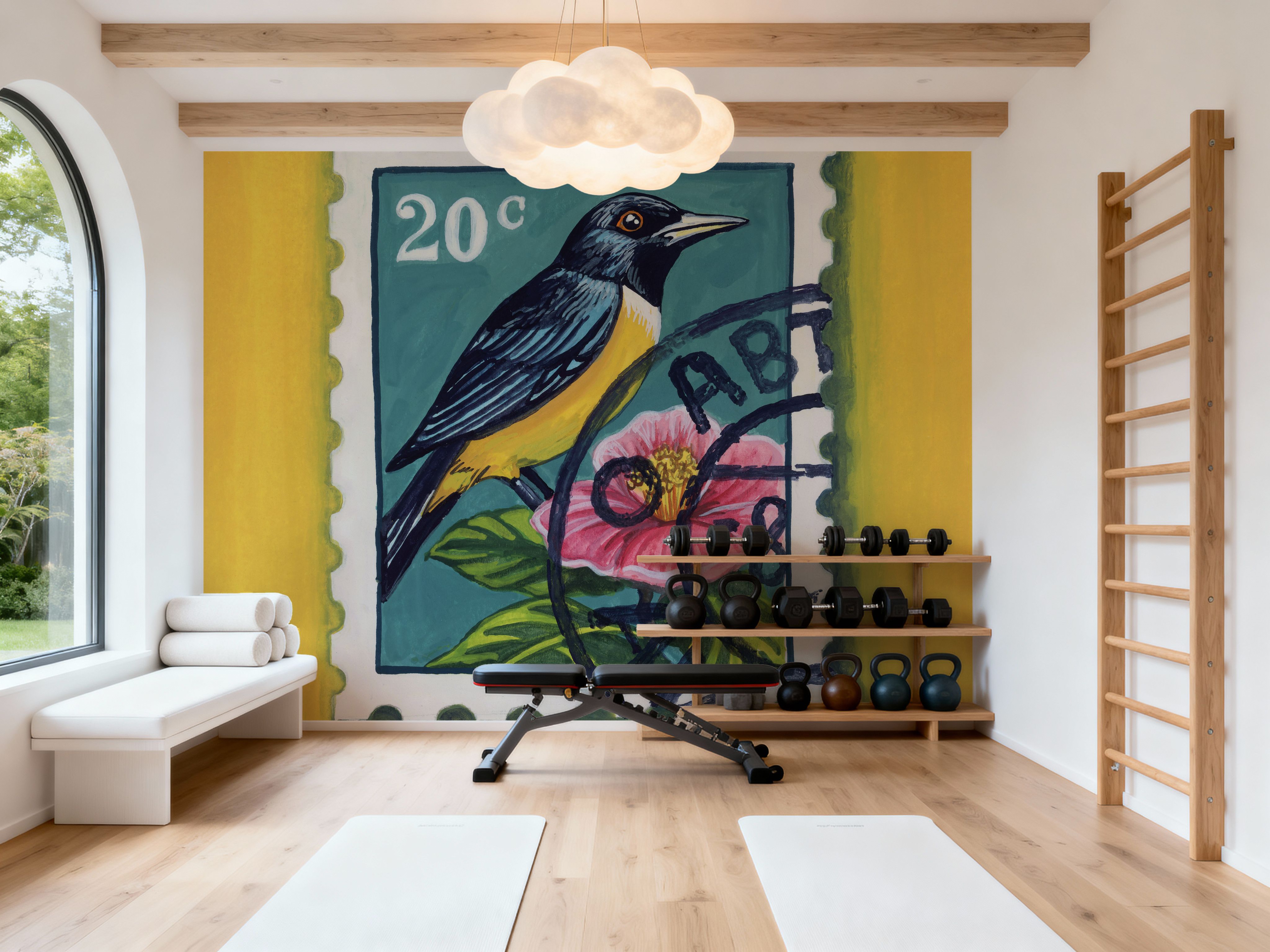 Beautiful Bird Stamp