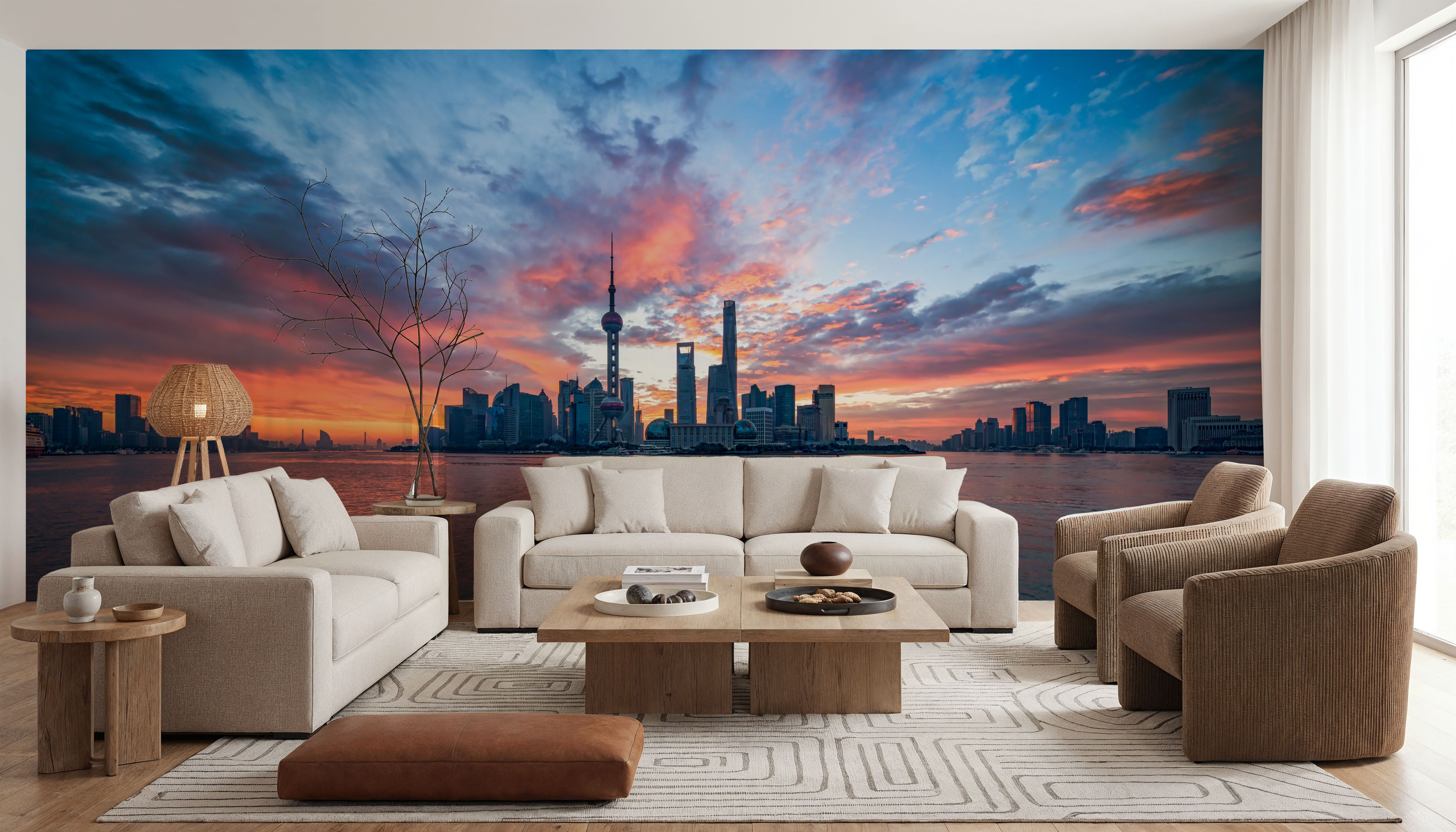 Pudong Sunrise Blue