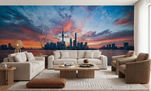 Pudong Sunrise Blue