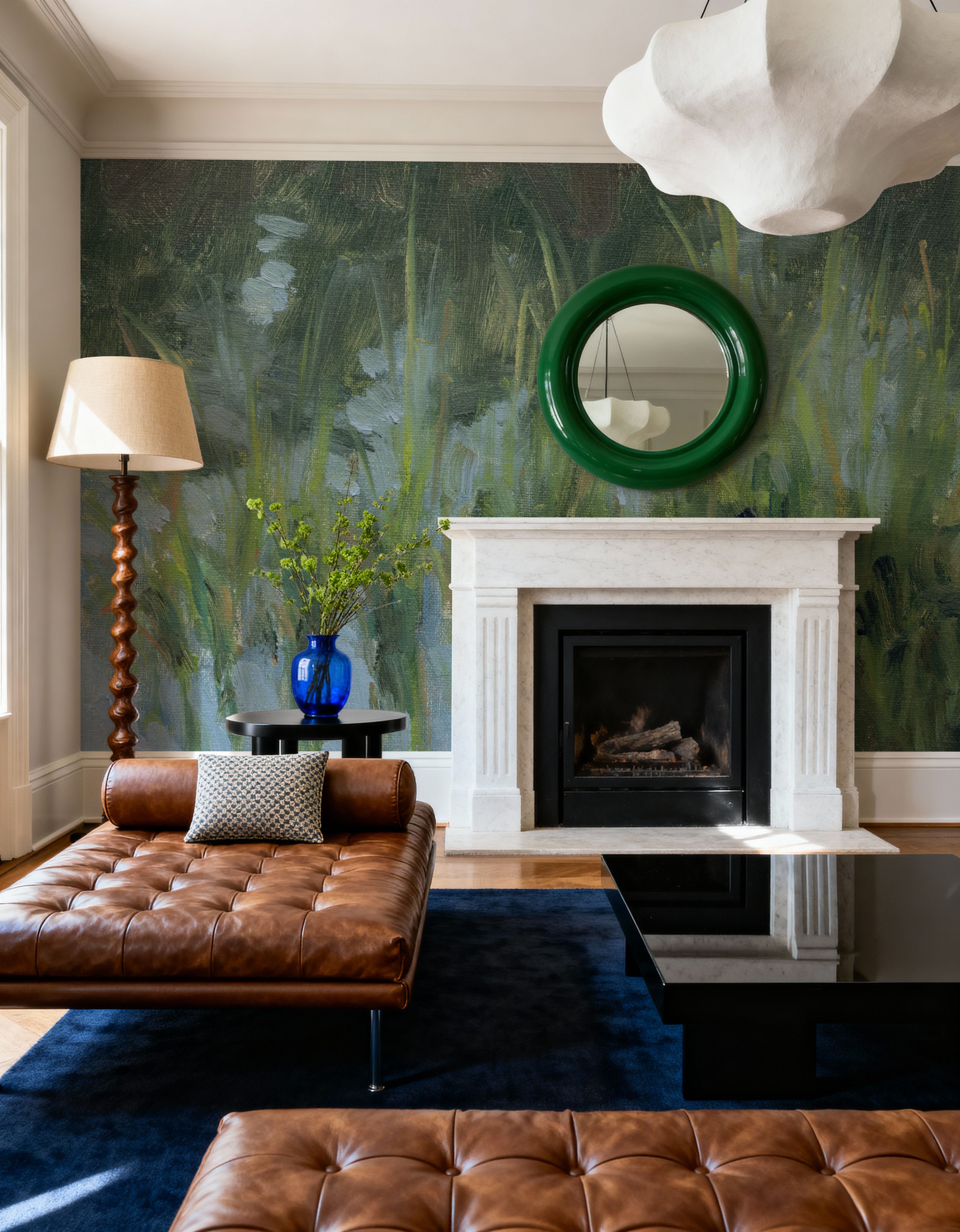 Marsh Reeds Reflecting