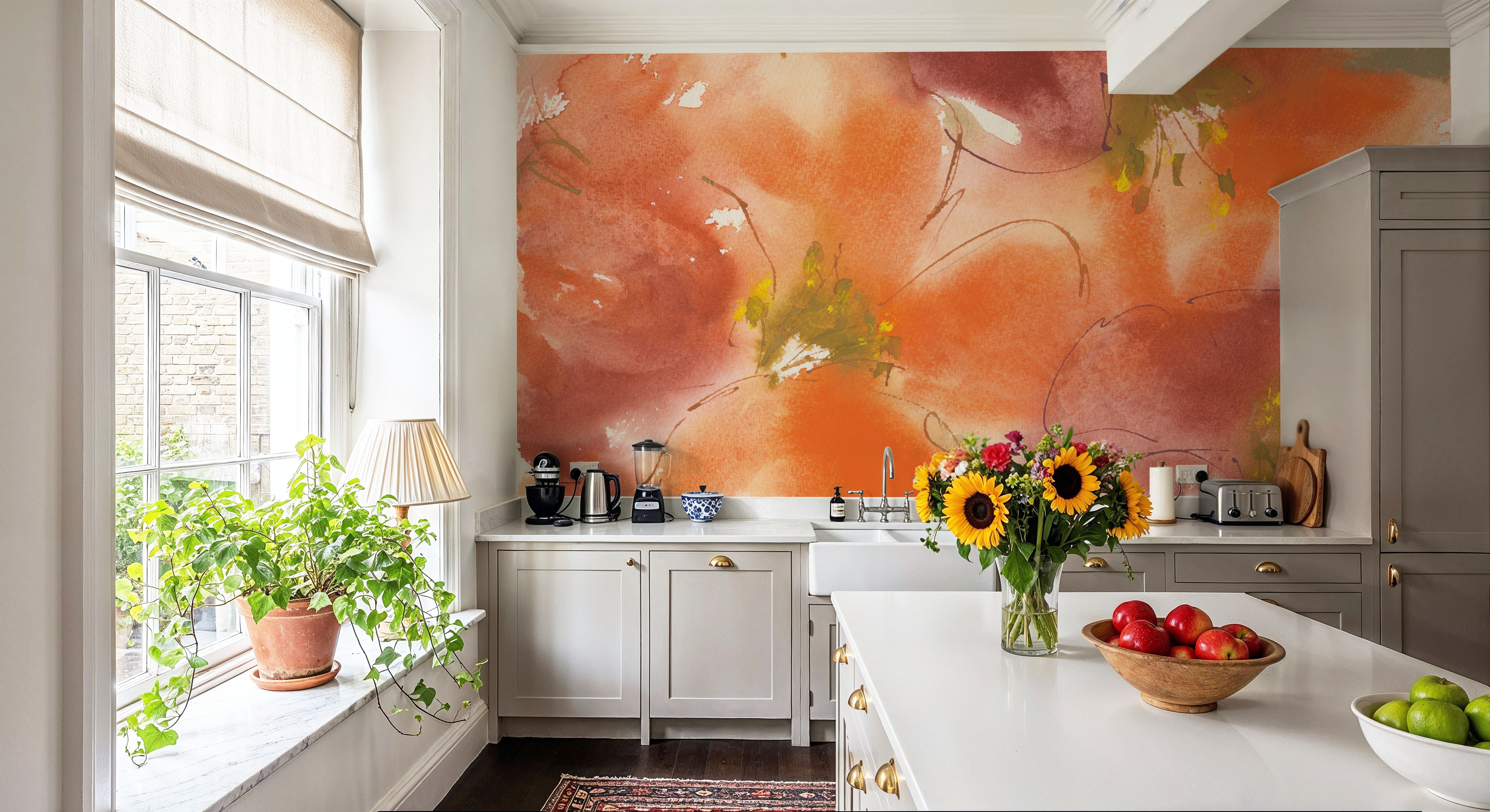 Tribal Lilies I, Papier peint