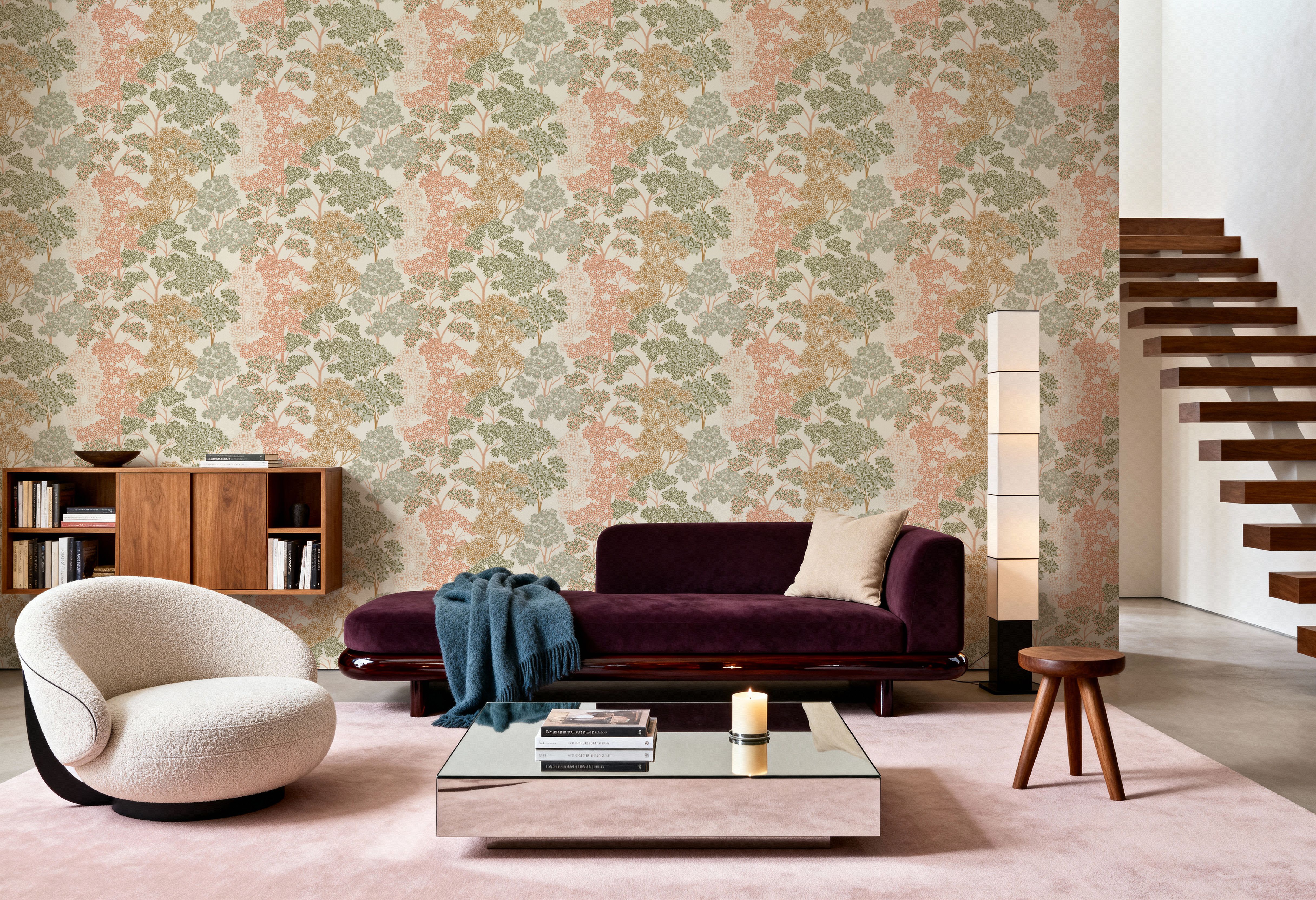 Overleaf Woodland Pattern, Green