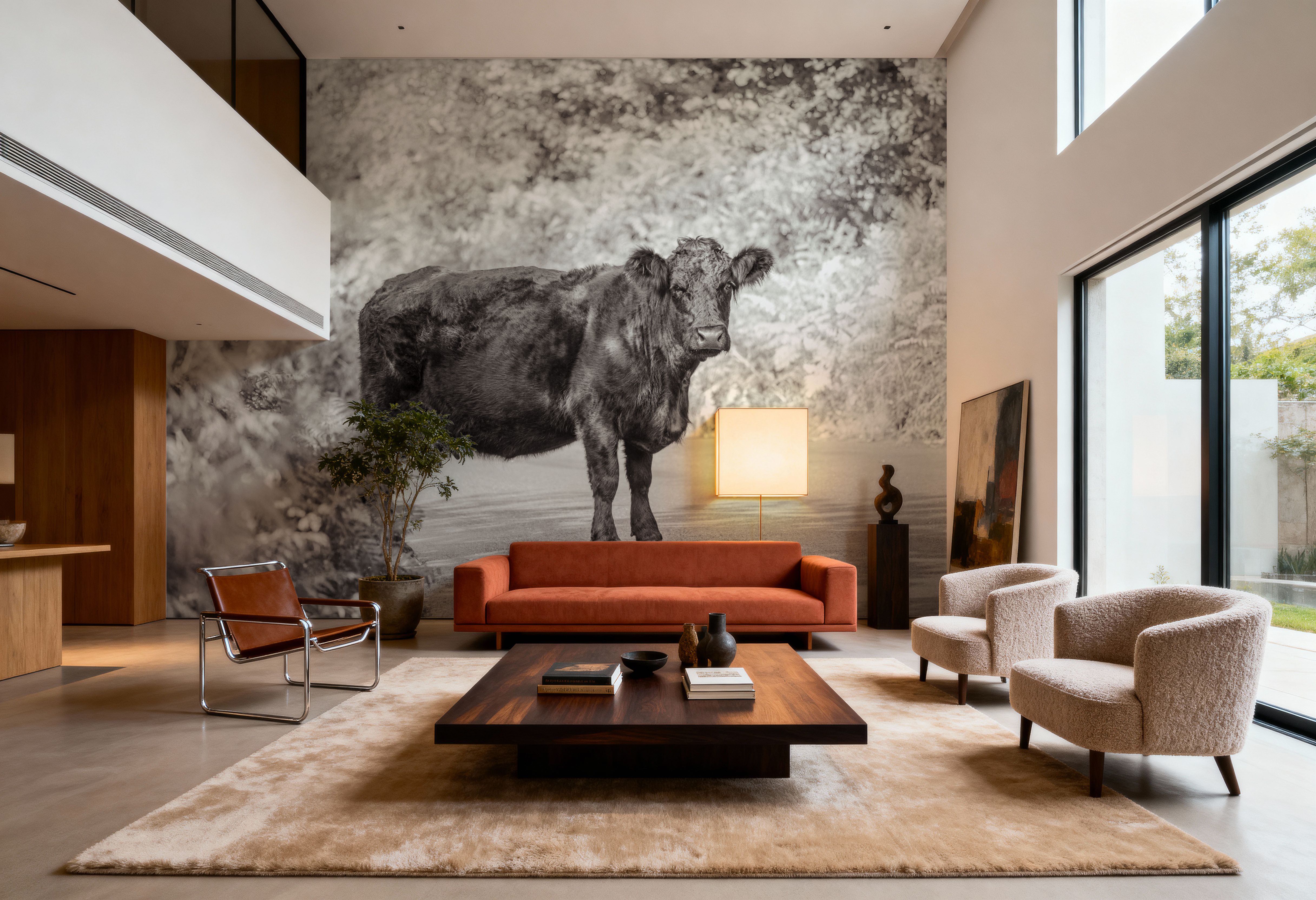 Cow on the Road I, Tapeten