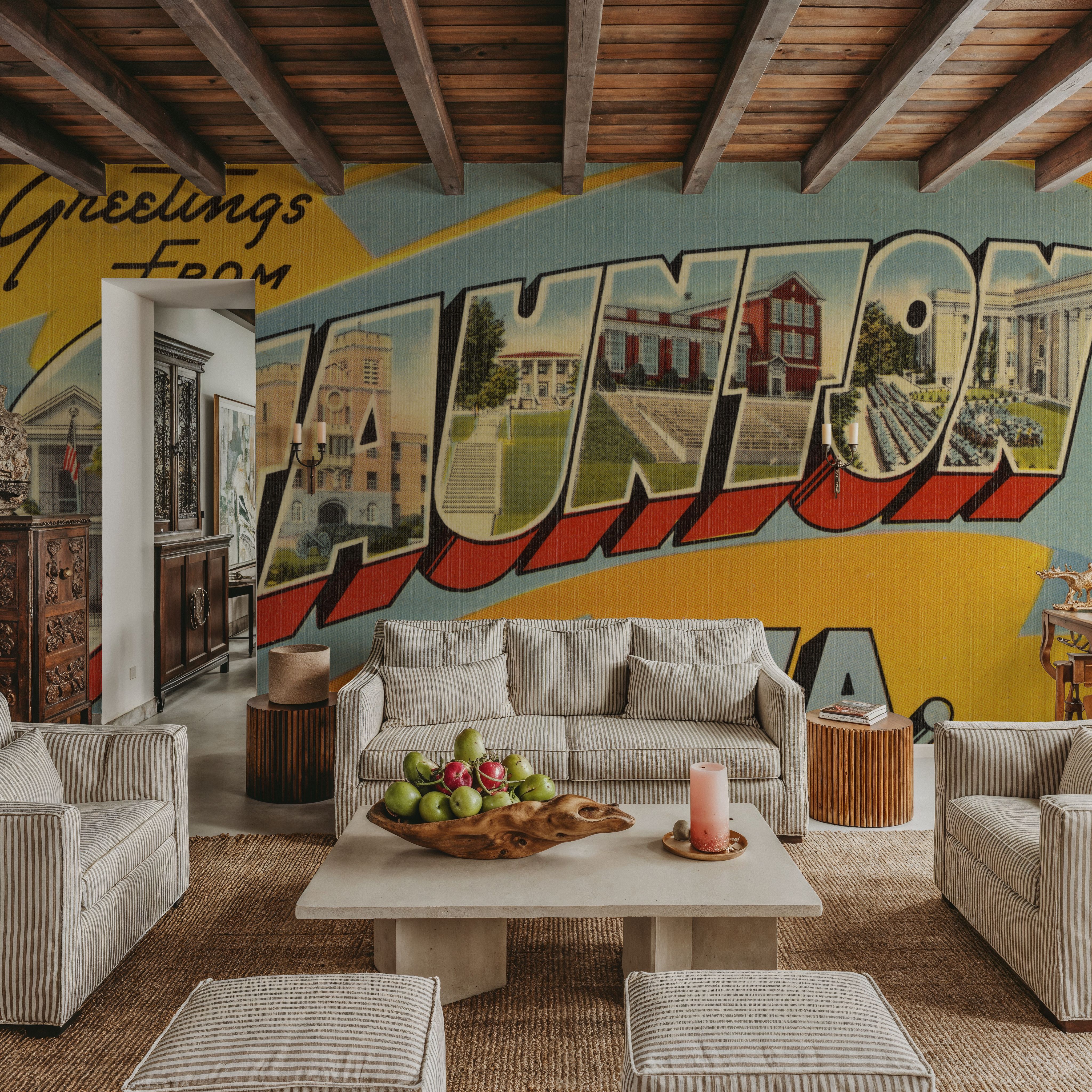 Greetings from Staunton - Screenprint Postcard