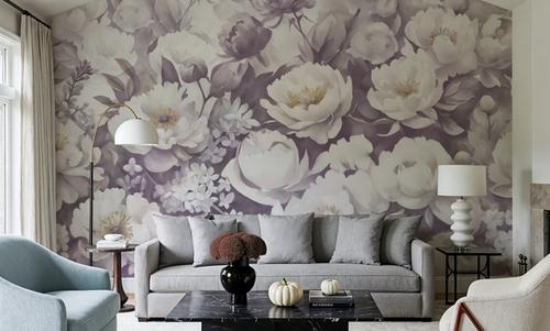 Watercolor Peonies WInter