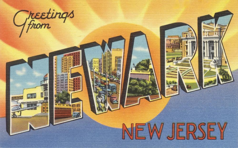 Greetings from Newark - Screenprint Postcard