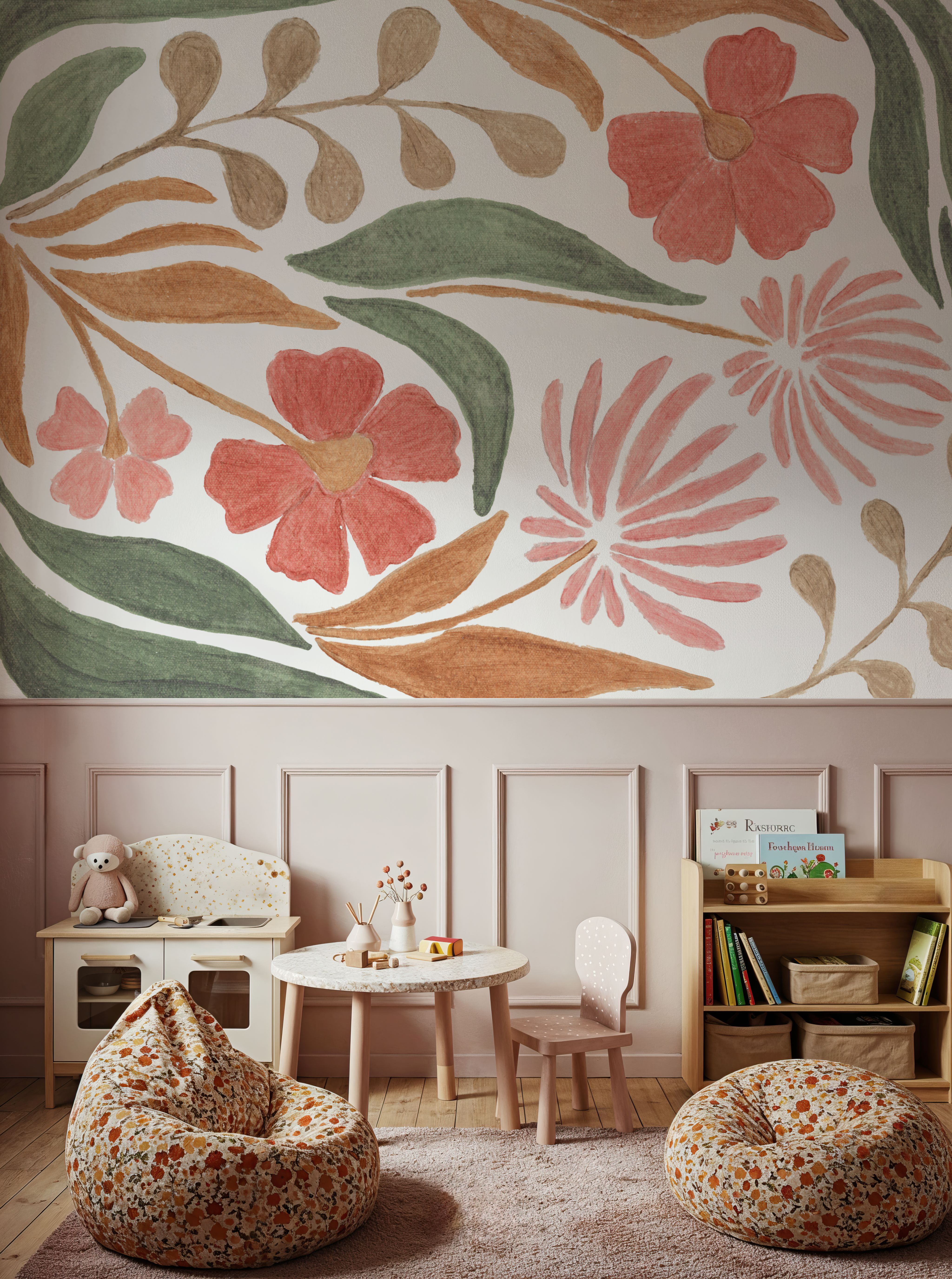 Floral Abstract II on White