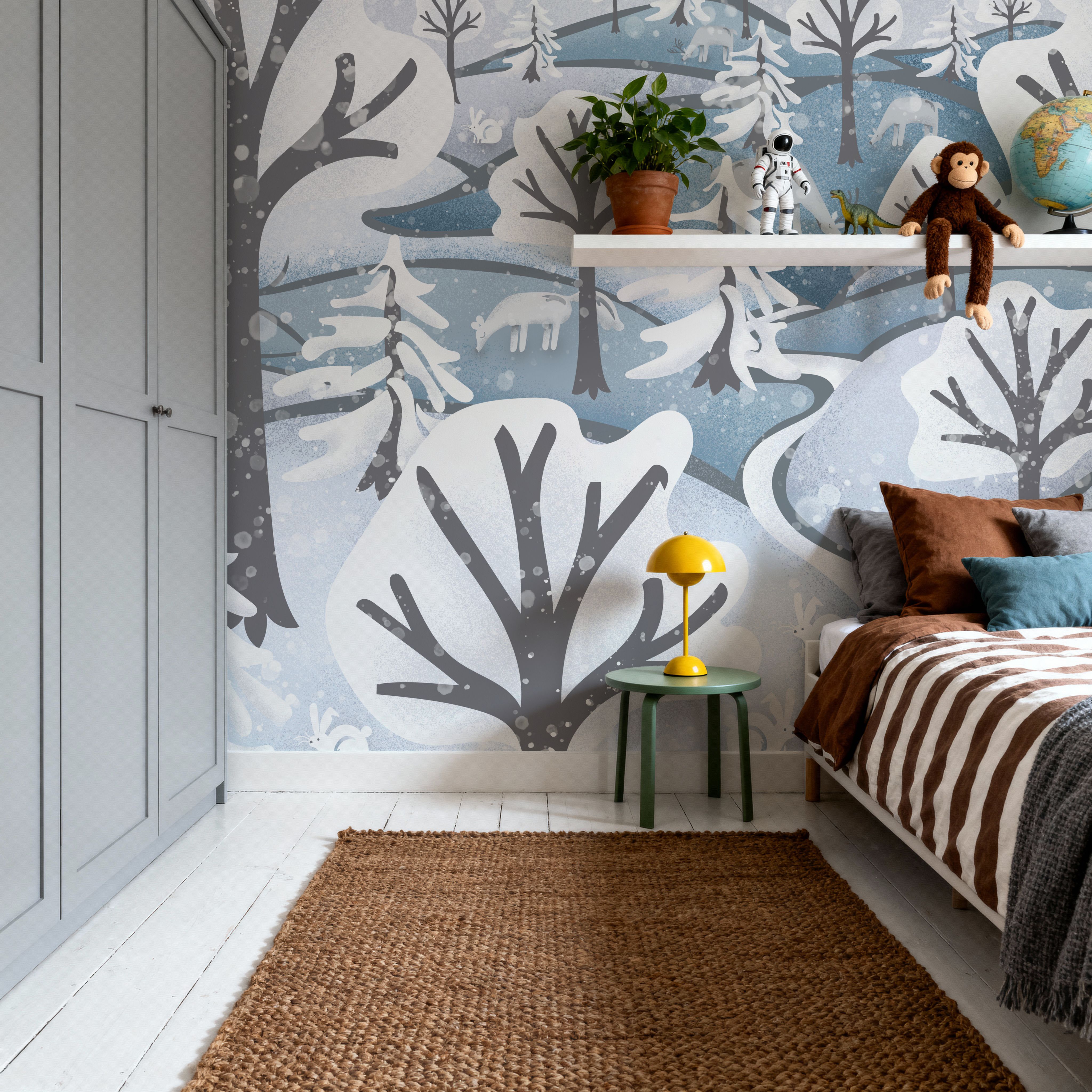 Frozen Forest, Ice Blue