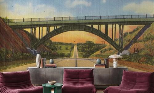 Dodge Highway - Screenprint Postcard