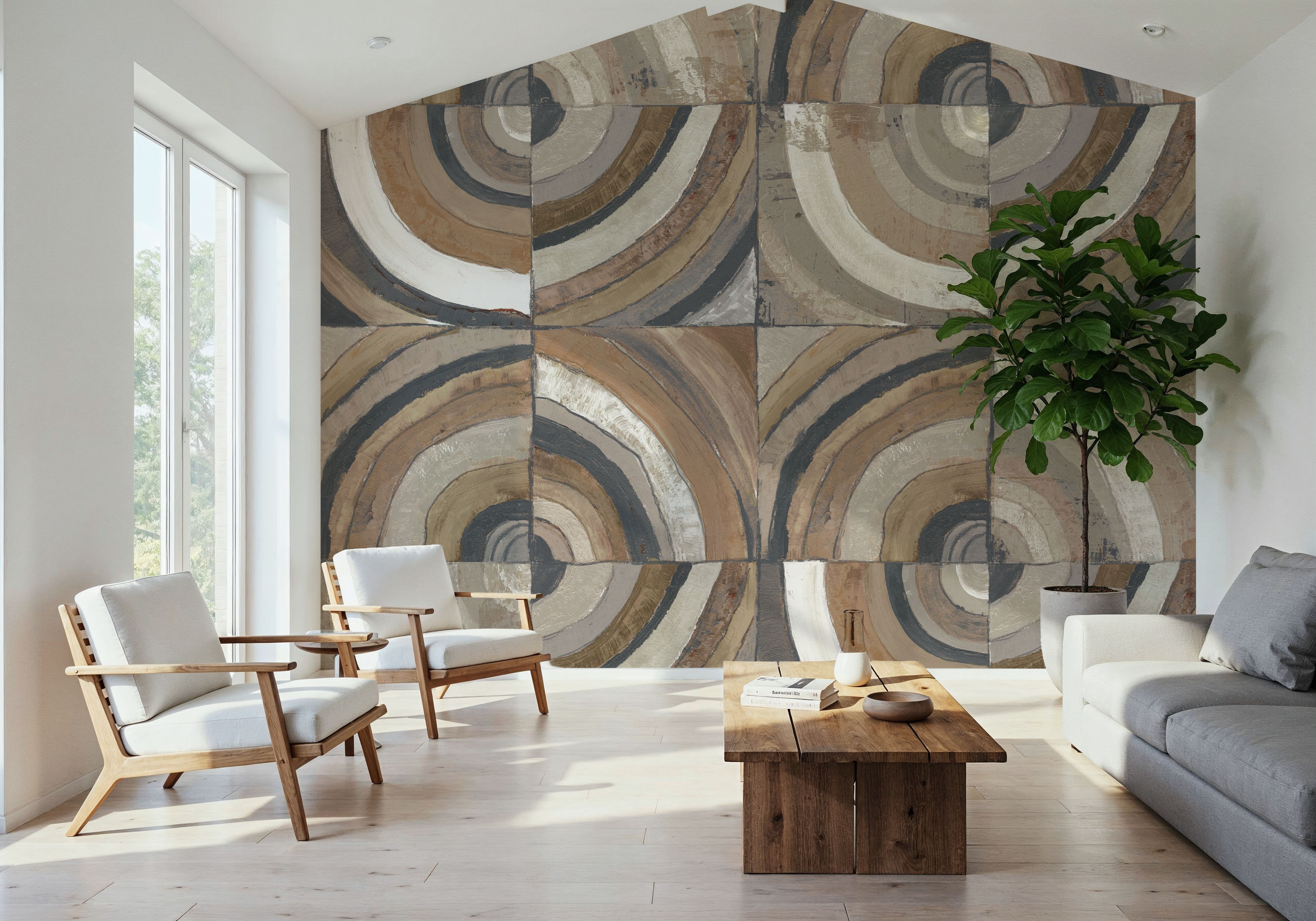 The Center I Abstract Dark, Papier peint