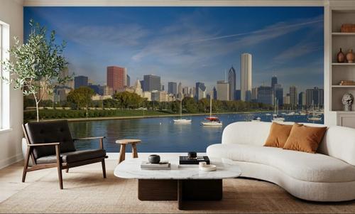 Chicago Harbor Skyline