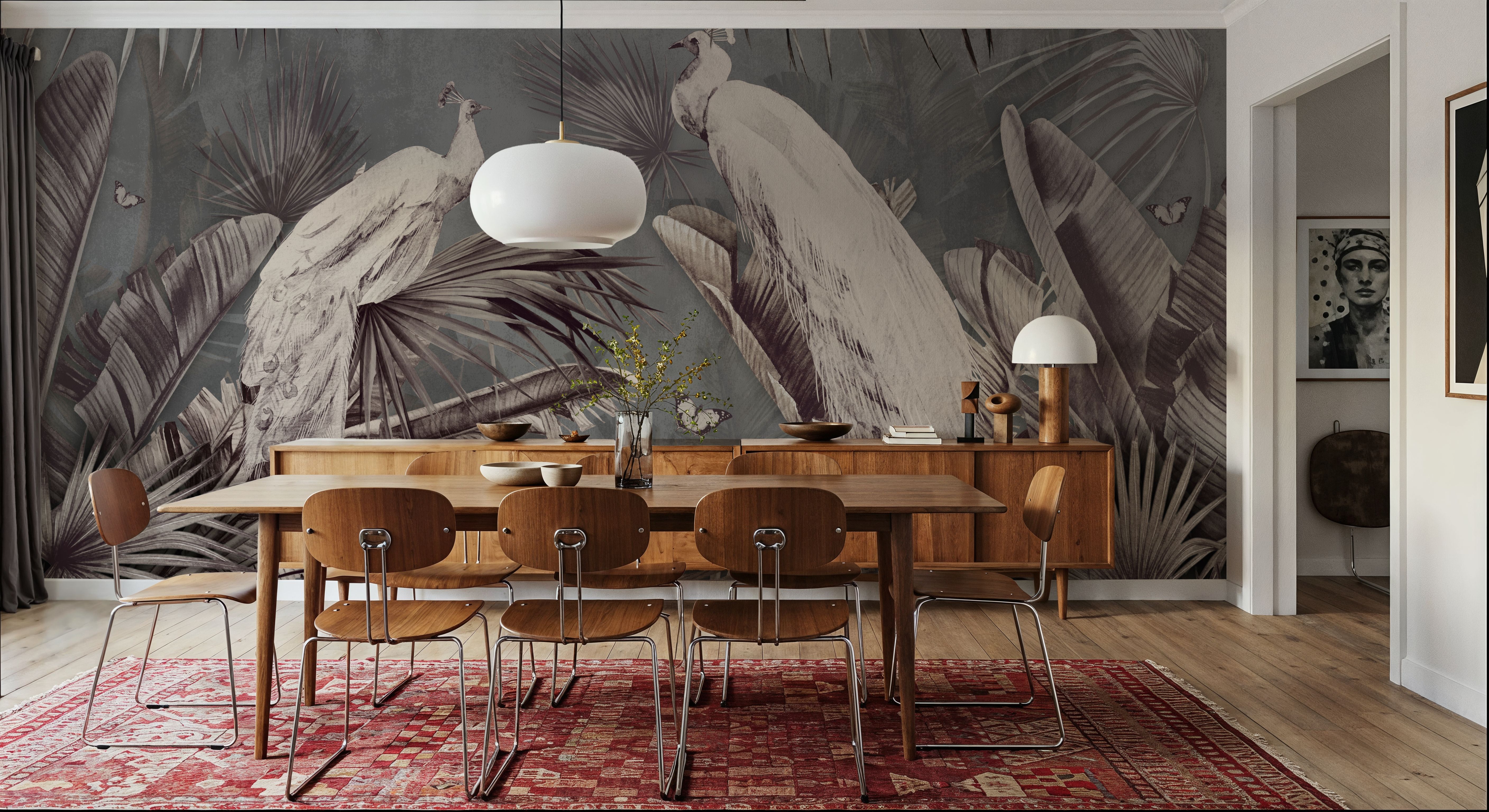 White Peacocks, Wallpaper