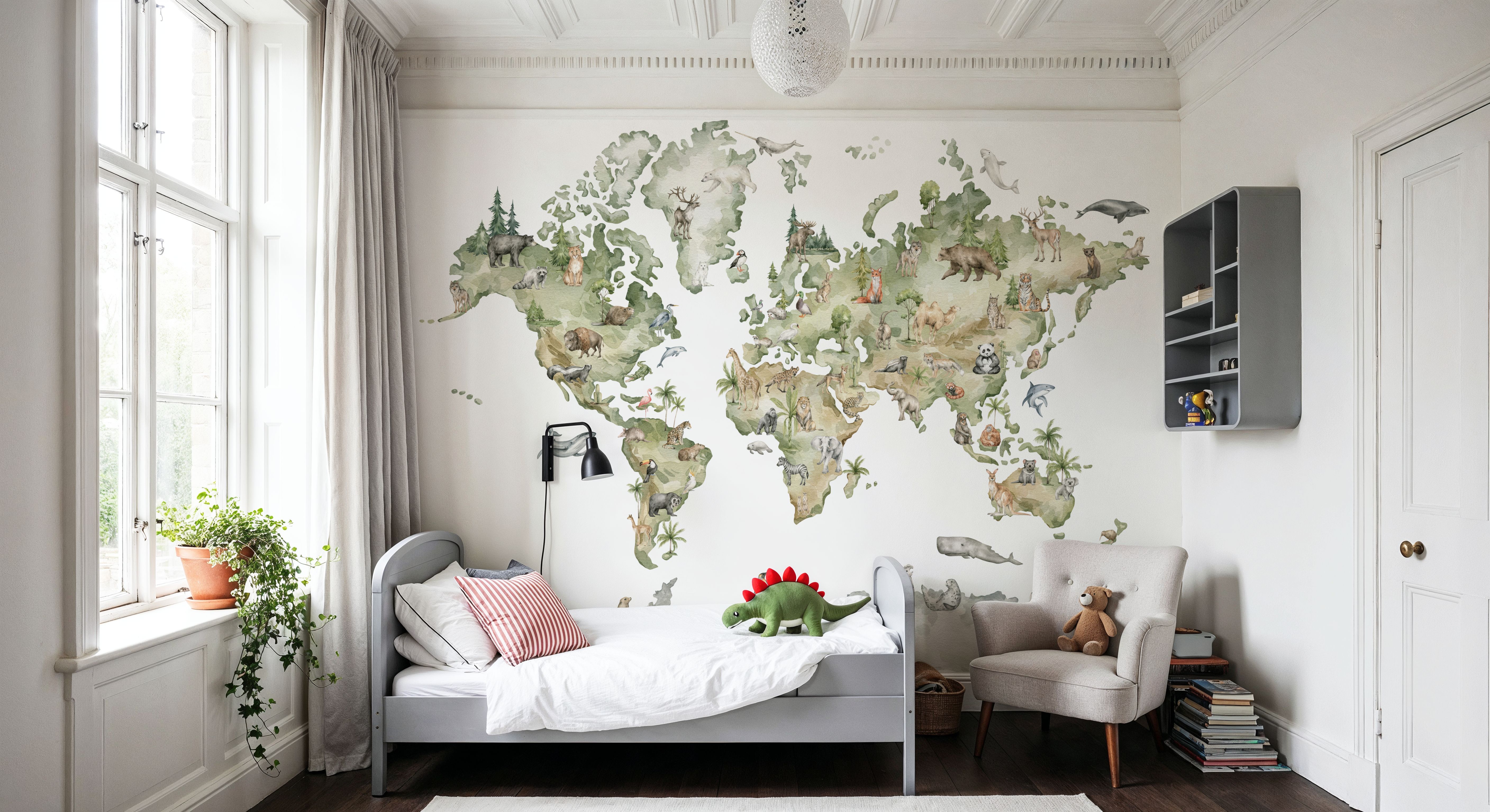 Animals From Around the World Map