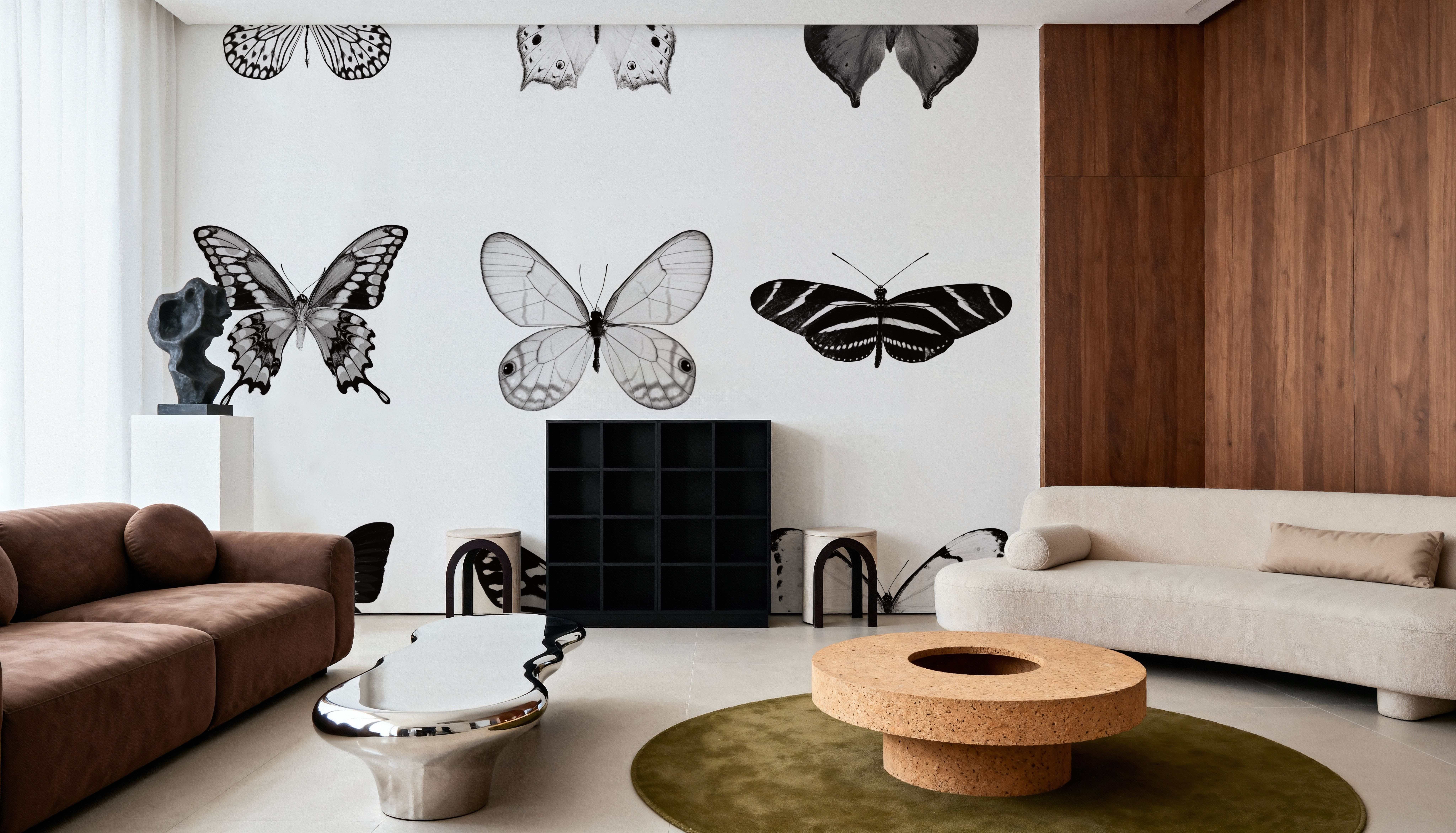 Butterfly Chart, Papel pintado