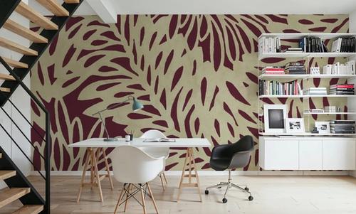 Leaf Wave Claret